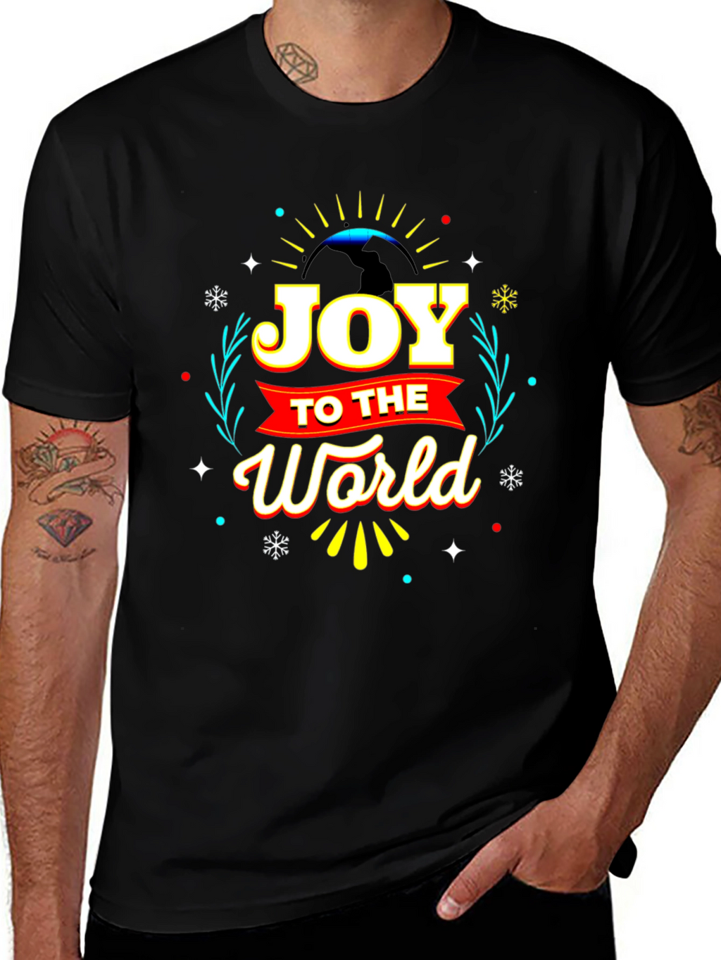 Joy to The World Holiday T-Shirt
