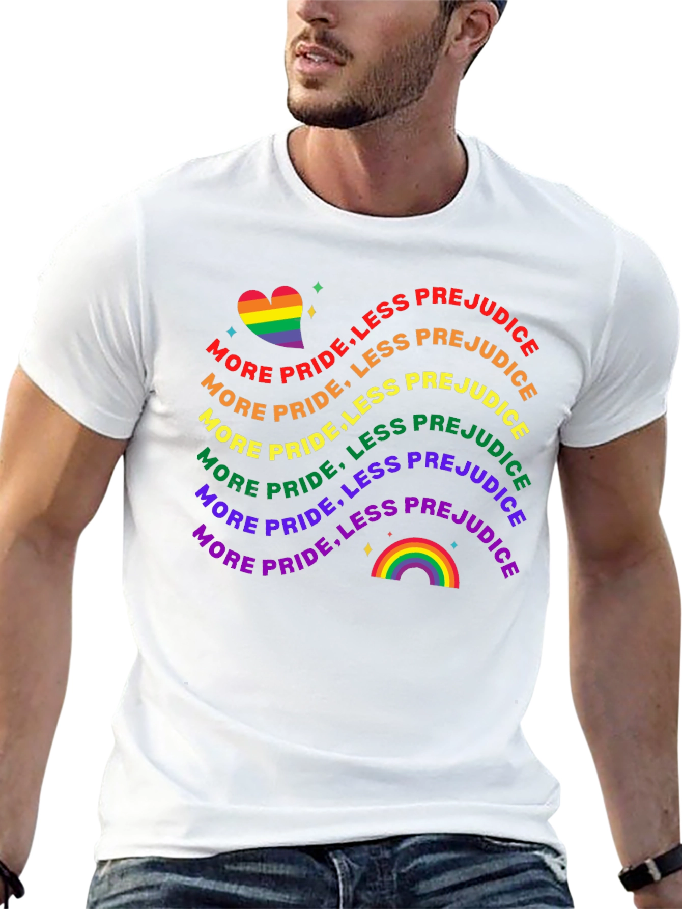 Pride T-Shirt: More Pride Less Prejudice