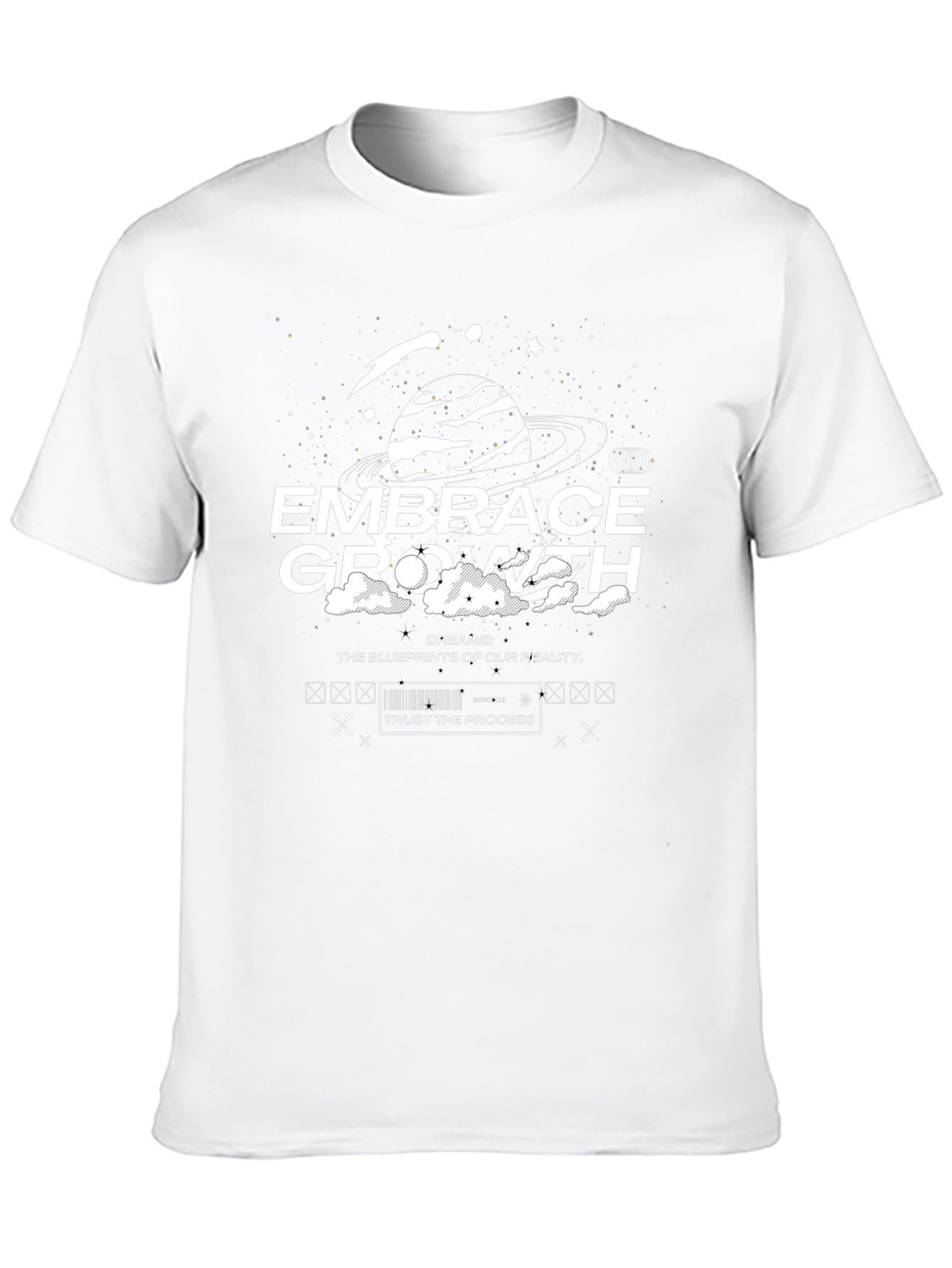 Embrace Growth Graphic Tee - Black Unisex T-Shirt