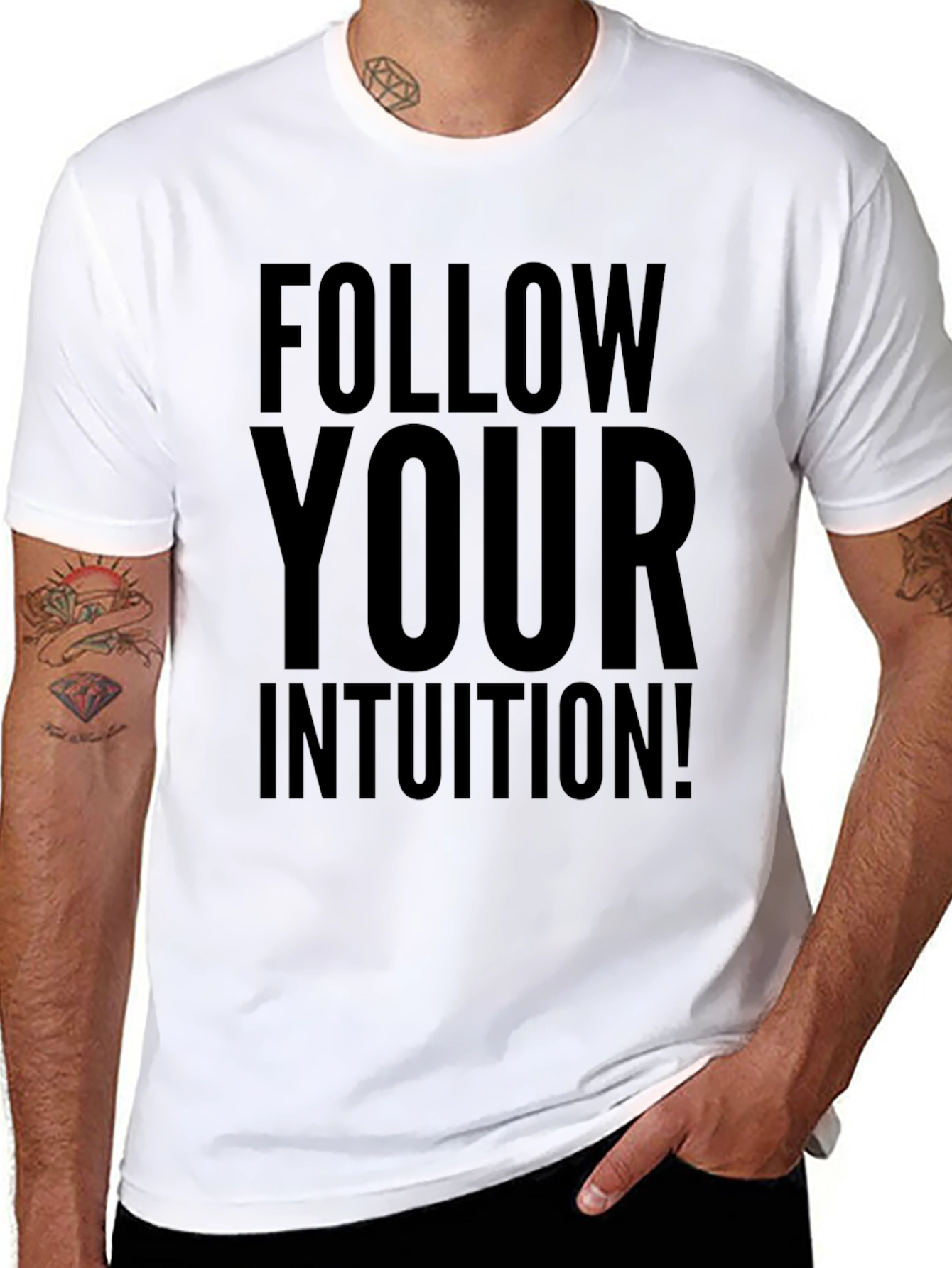 Follow Your Intuition T-Shirt - Motivational Graphic Tee