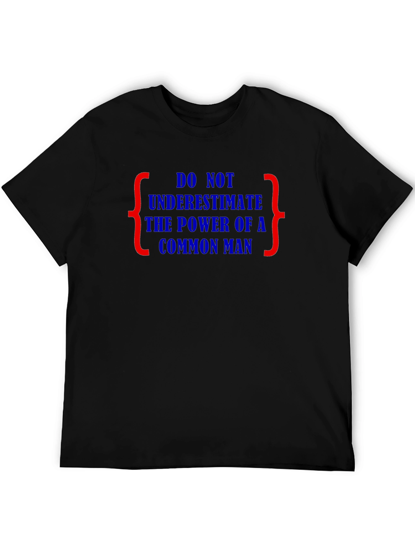 Power of a Common Man Graphic Tee - Black