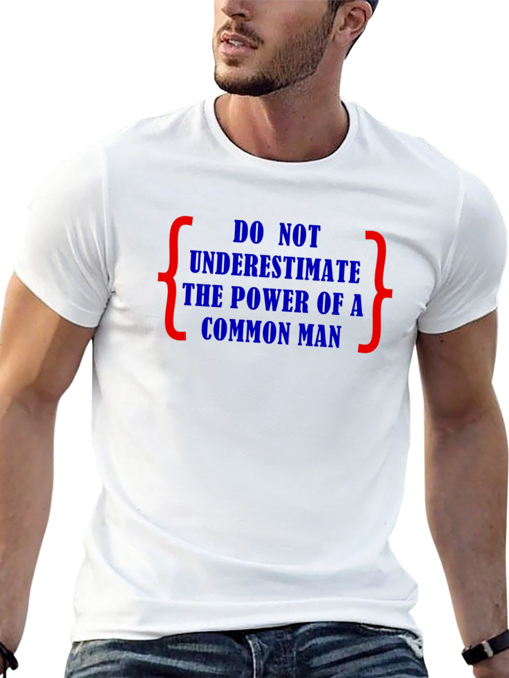 Power of a Common Man Graphic Tee - Black