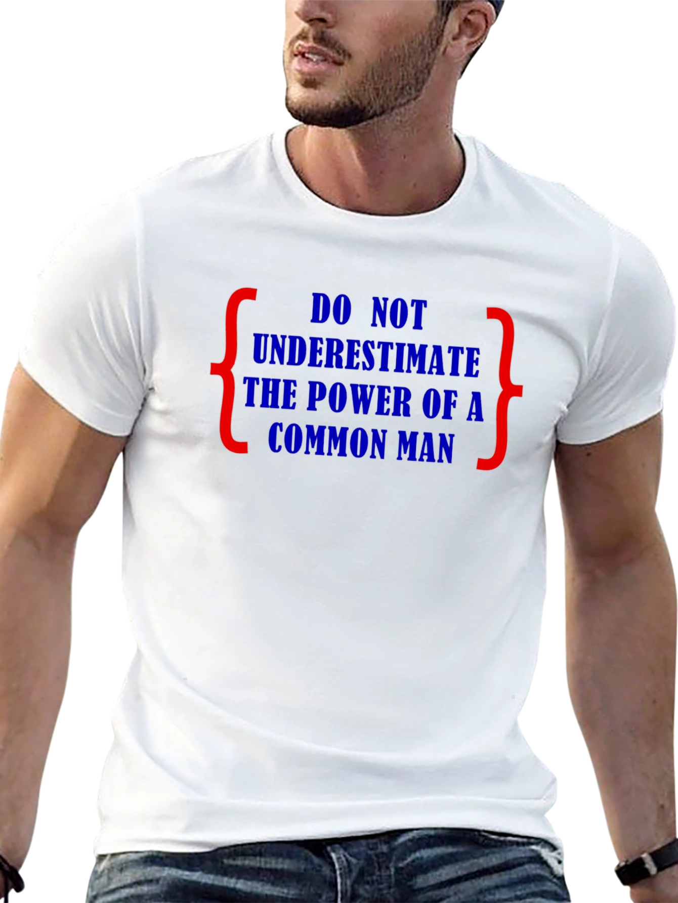 Power of a Common Man Graphic Tee - Black