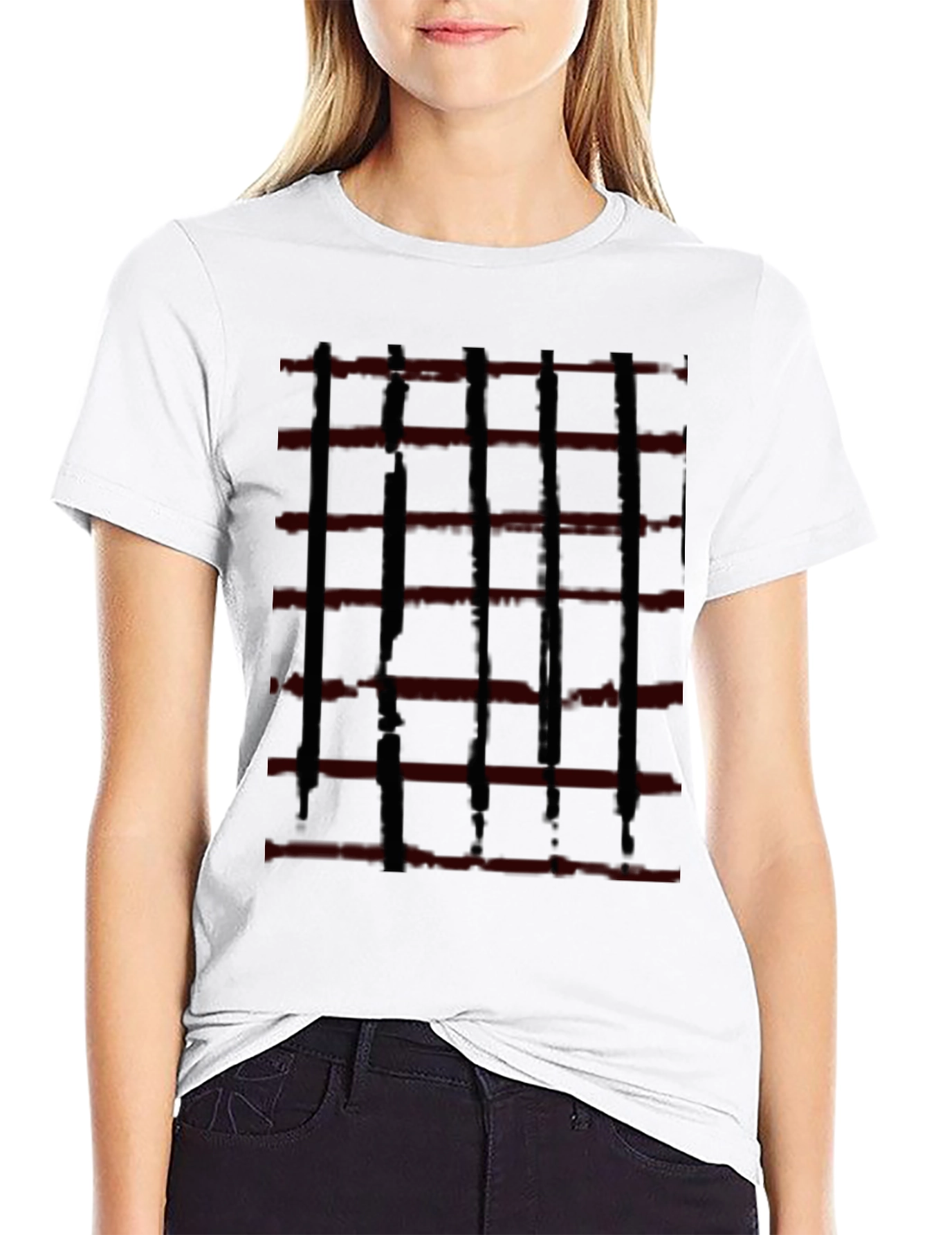 Striped Graphic Tee - Modern Streetwear