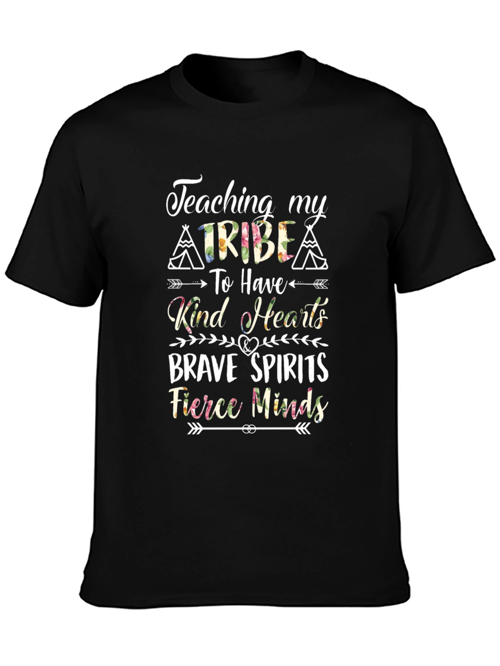 Teaching Tribe Graphic Tee - Kind Hearts Brave Spirits