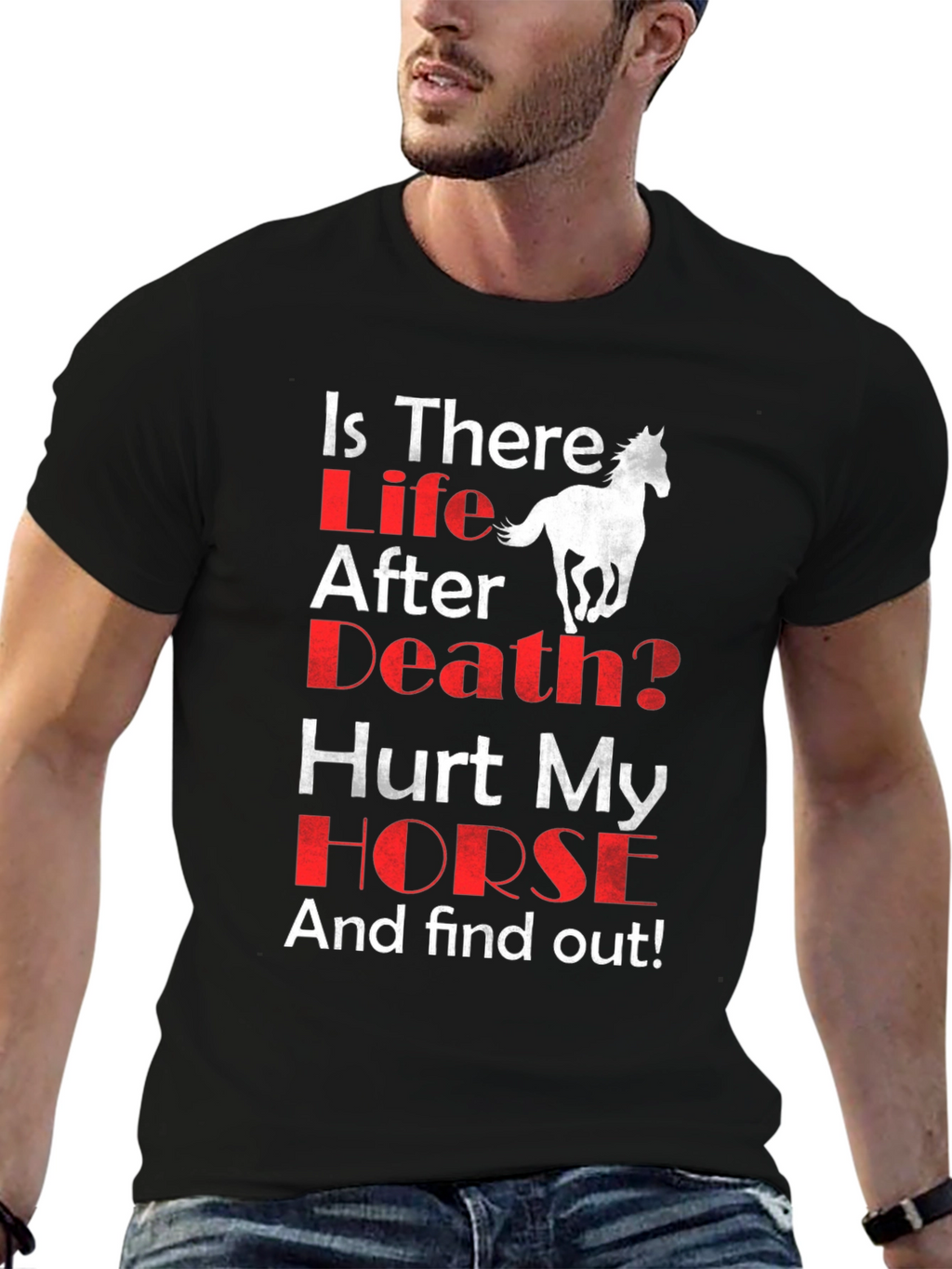 Is There Life After Death? Horse T-Shirt