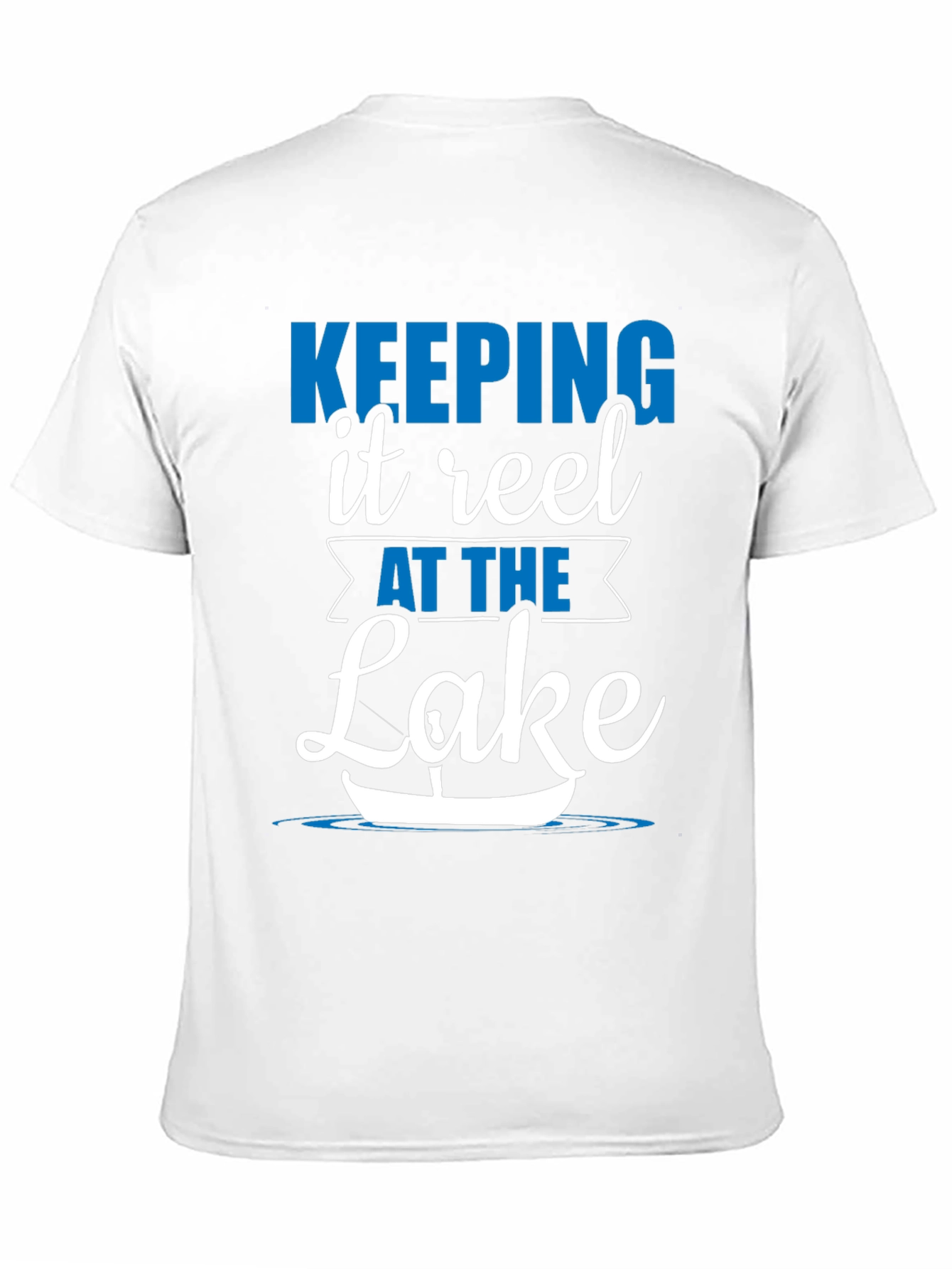 Keeping It Reel at the Lake Black T-Shirt