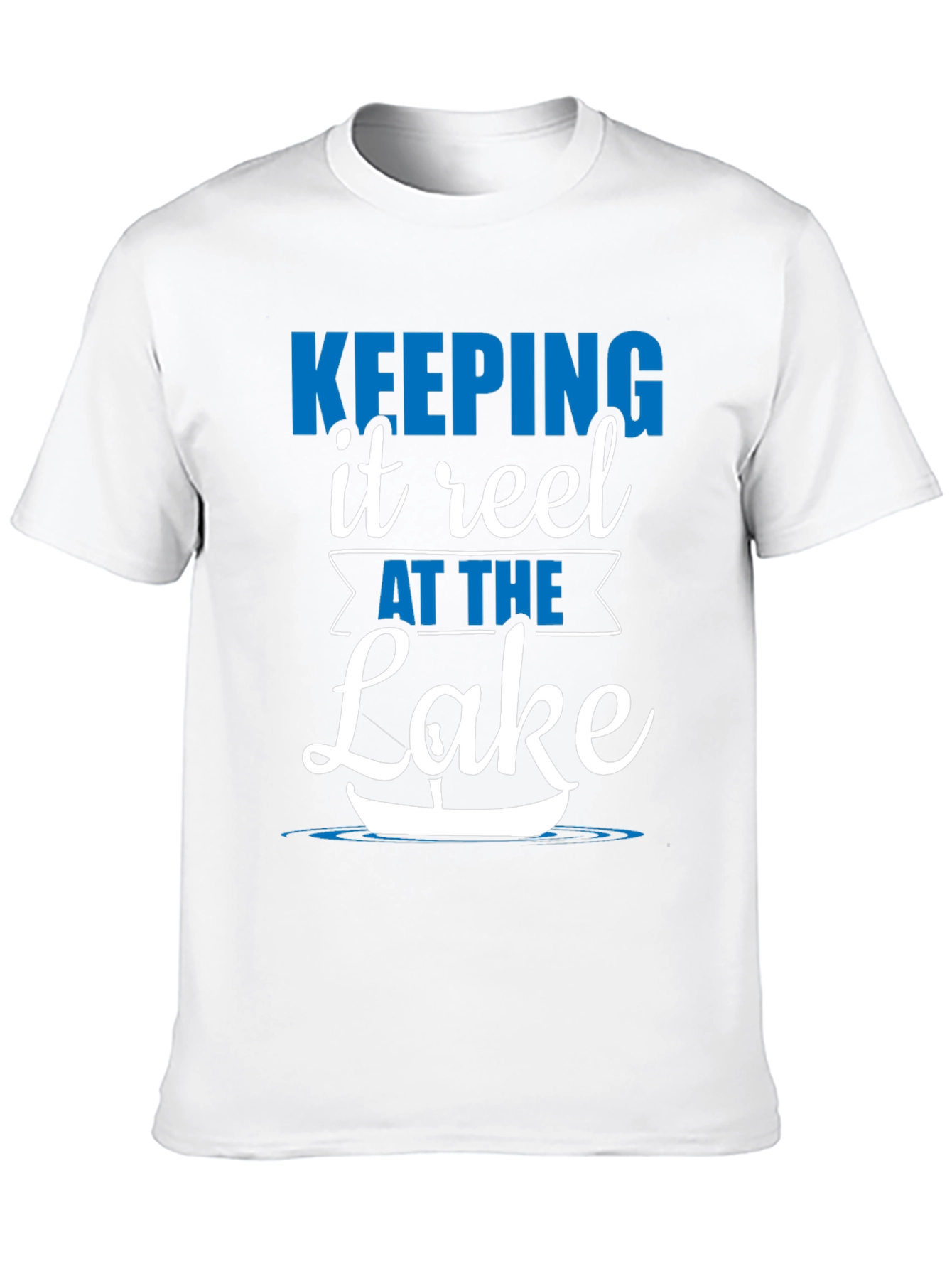 Keeping It Reel at the Lake Black T-Shirt
