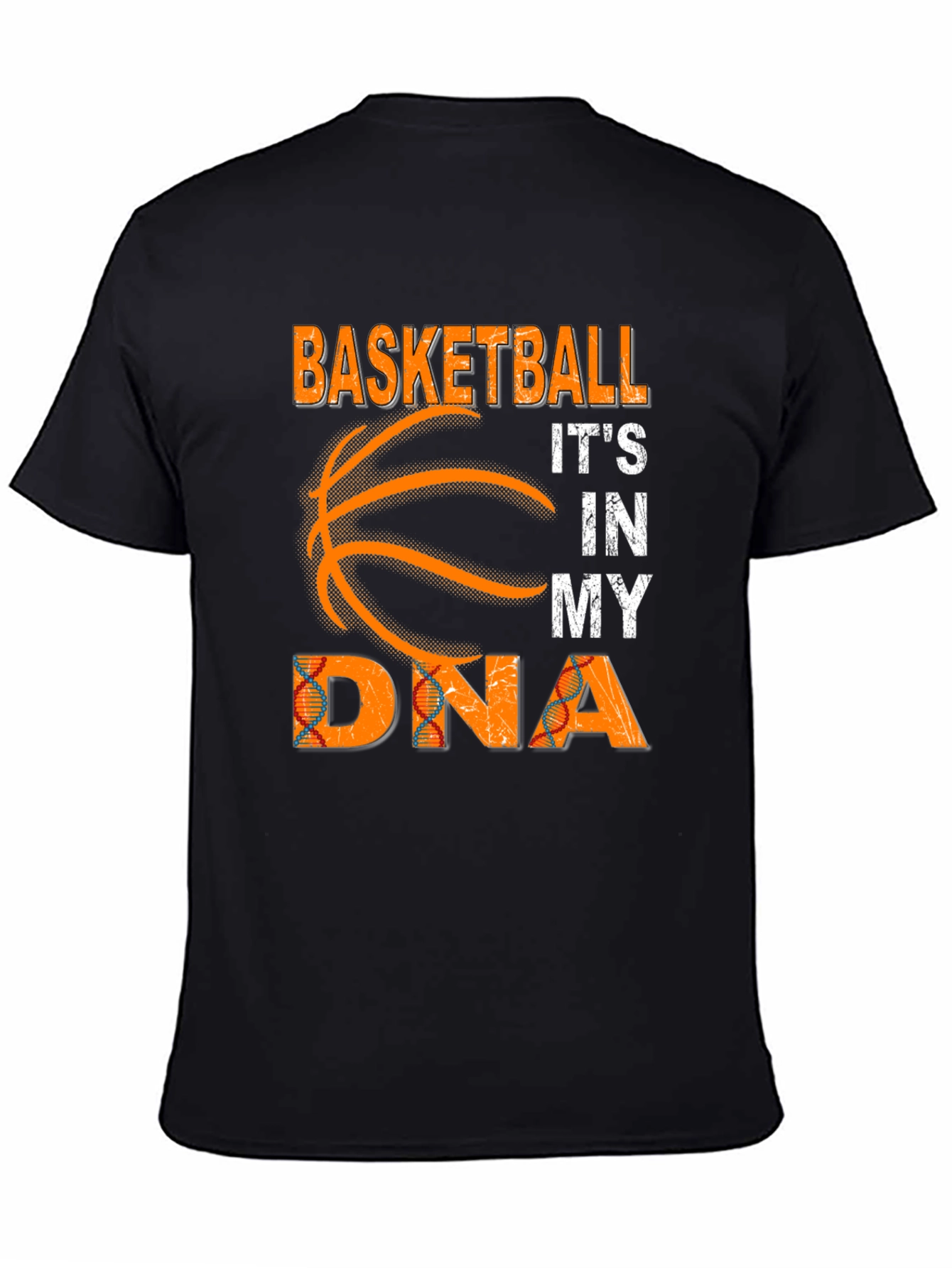 Basketball Its In My DNA T-Shirt Black