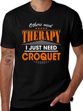 Croquet Therapy Graphic T-Shirt