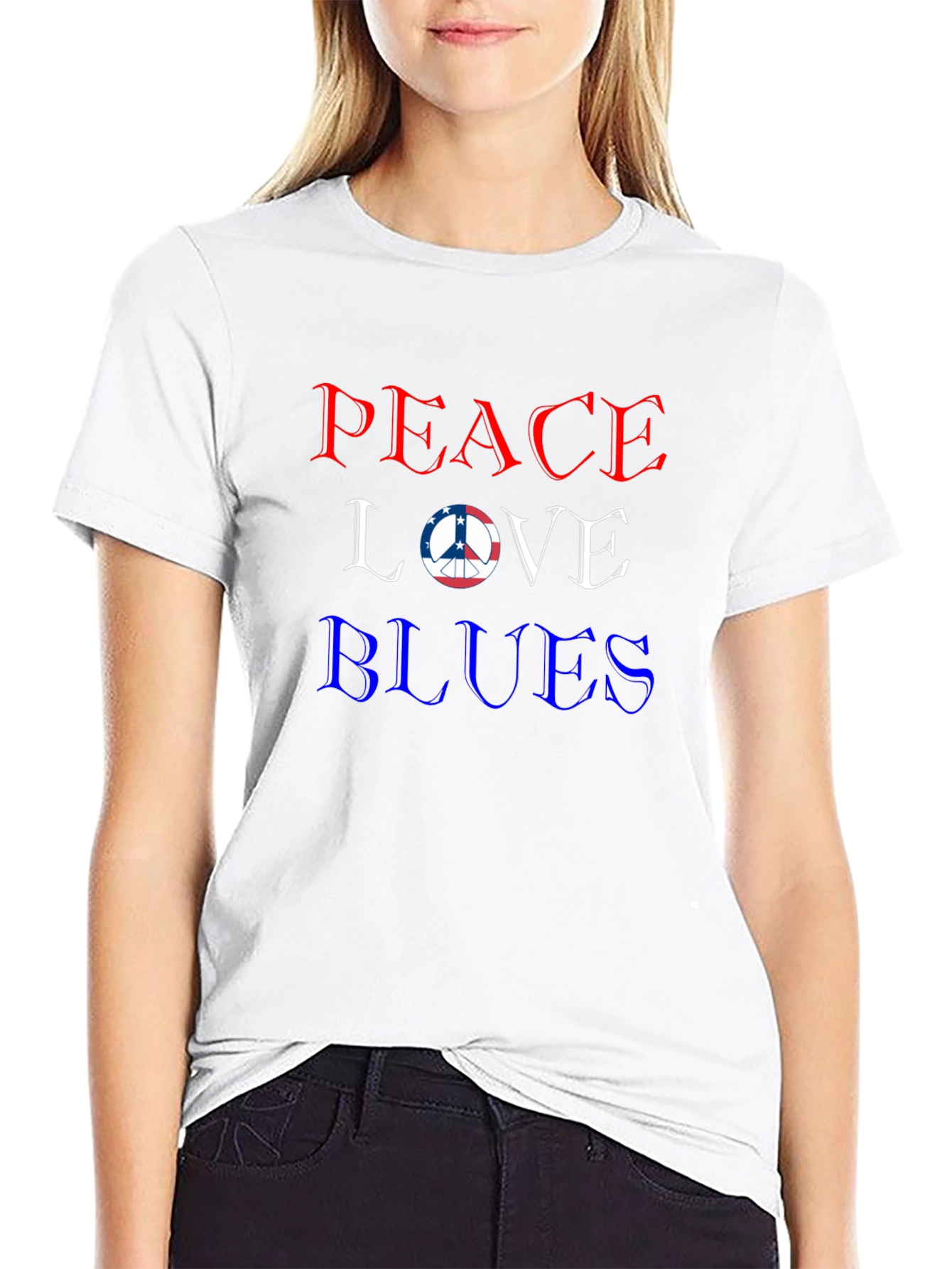 Peace Love Blues T-Shirt