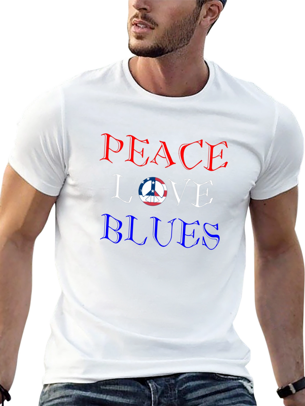 Peace Love Blues T-Shirt