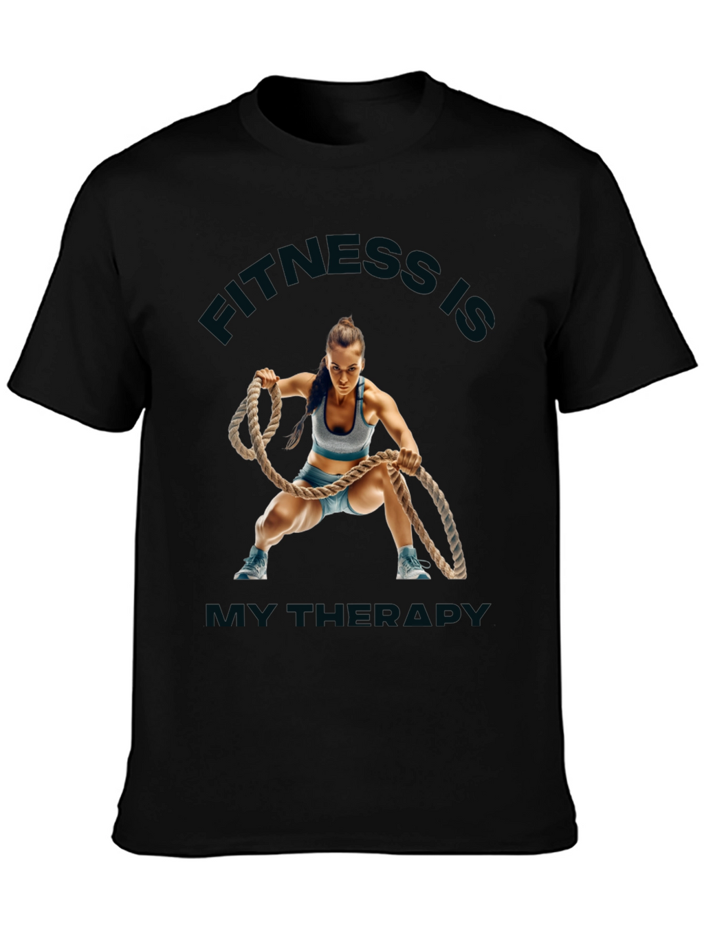 Fitness Therapy T-Shirt - Workout Motivation Tee