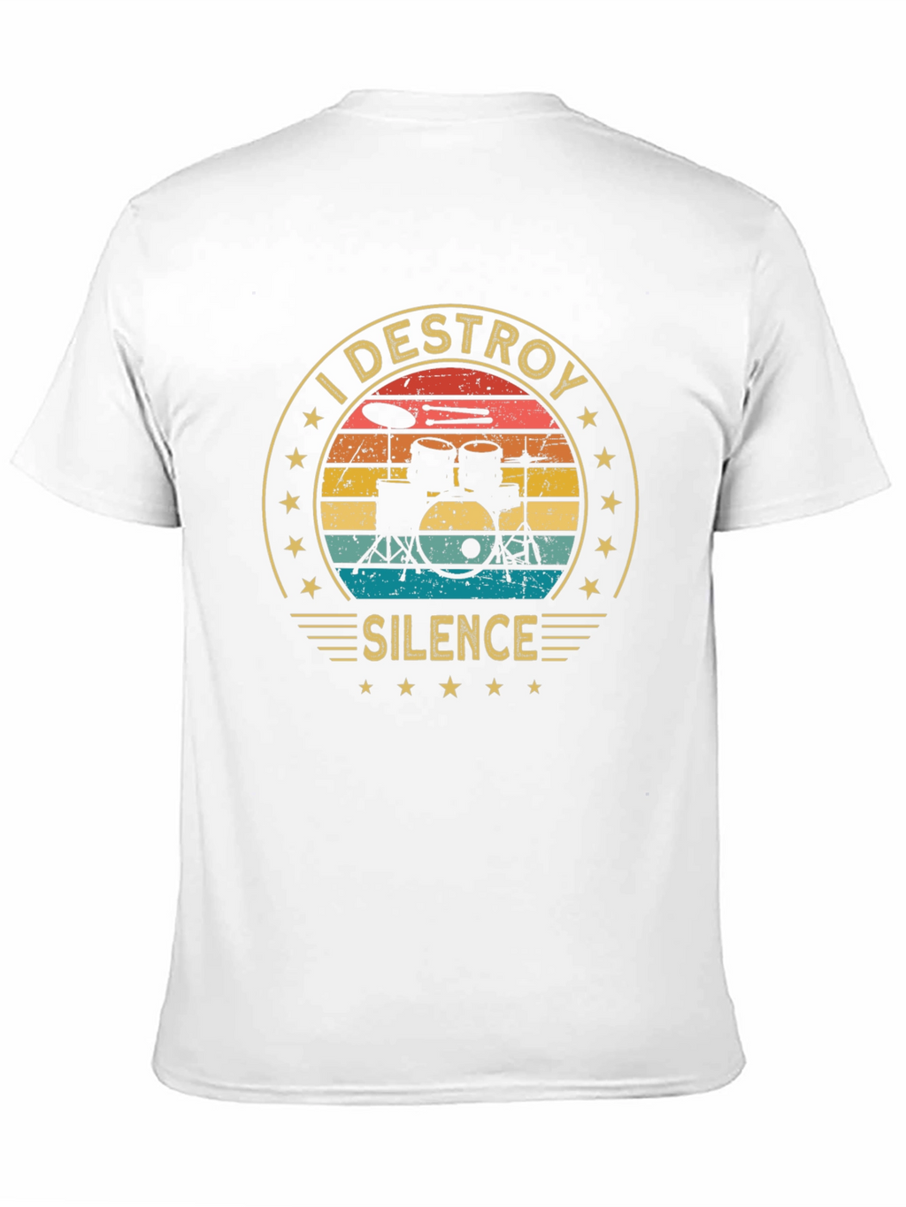 I Destroy Silence Drummer T-Shirt