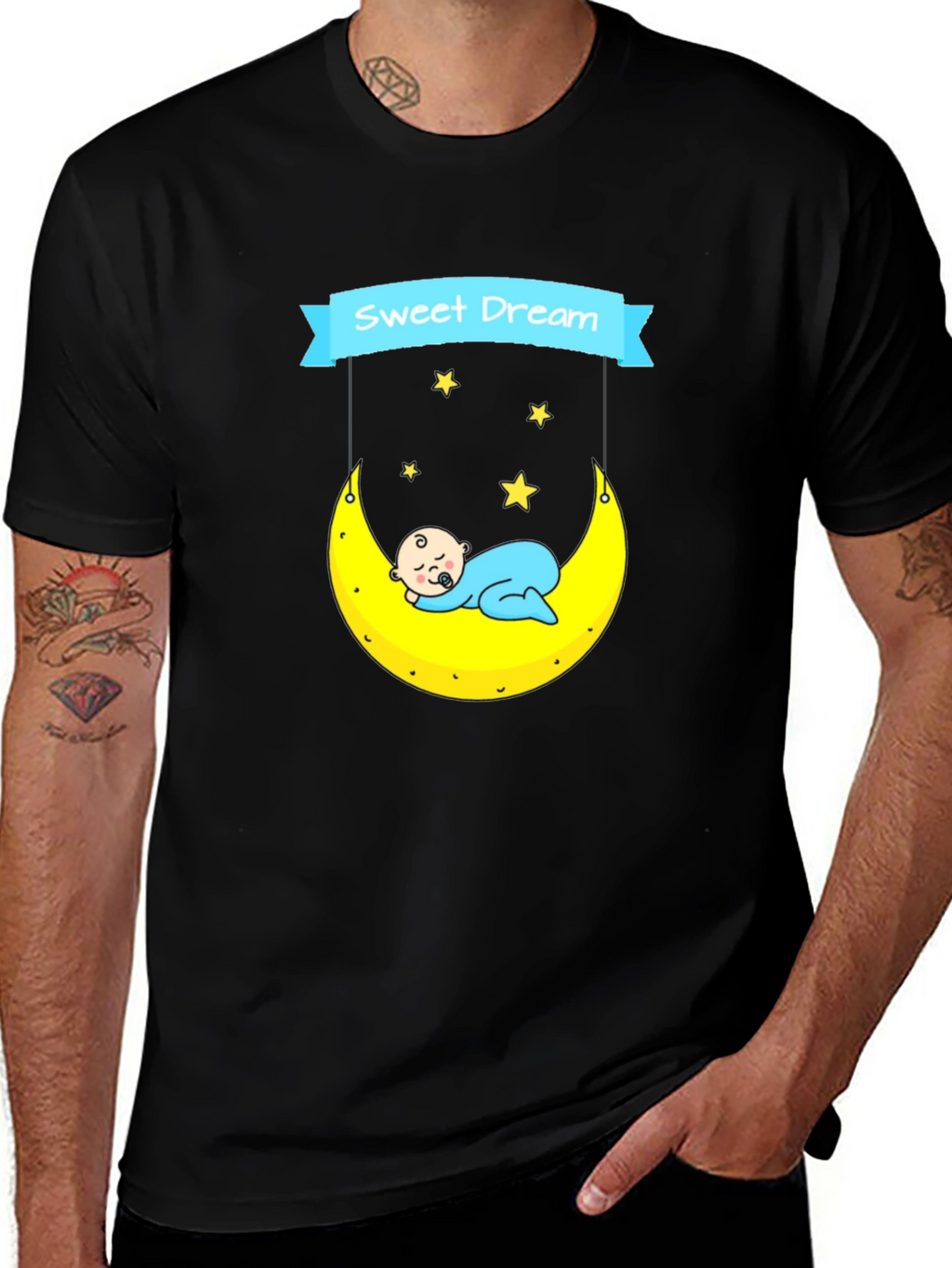 Sweet Dream Baby Moon Graphic T-Shirt