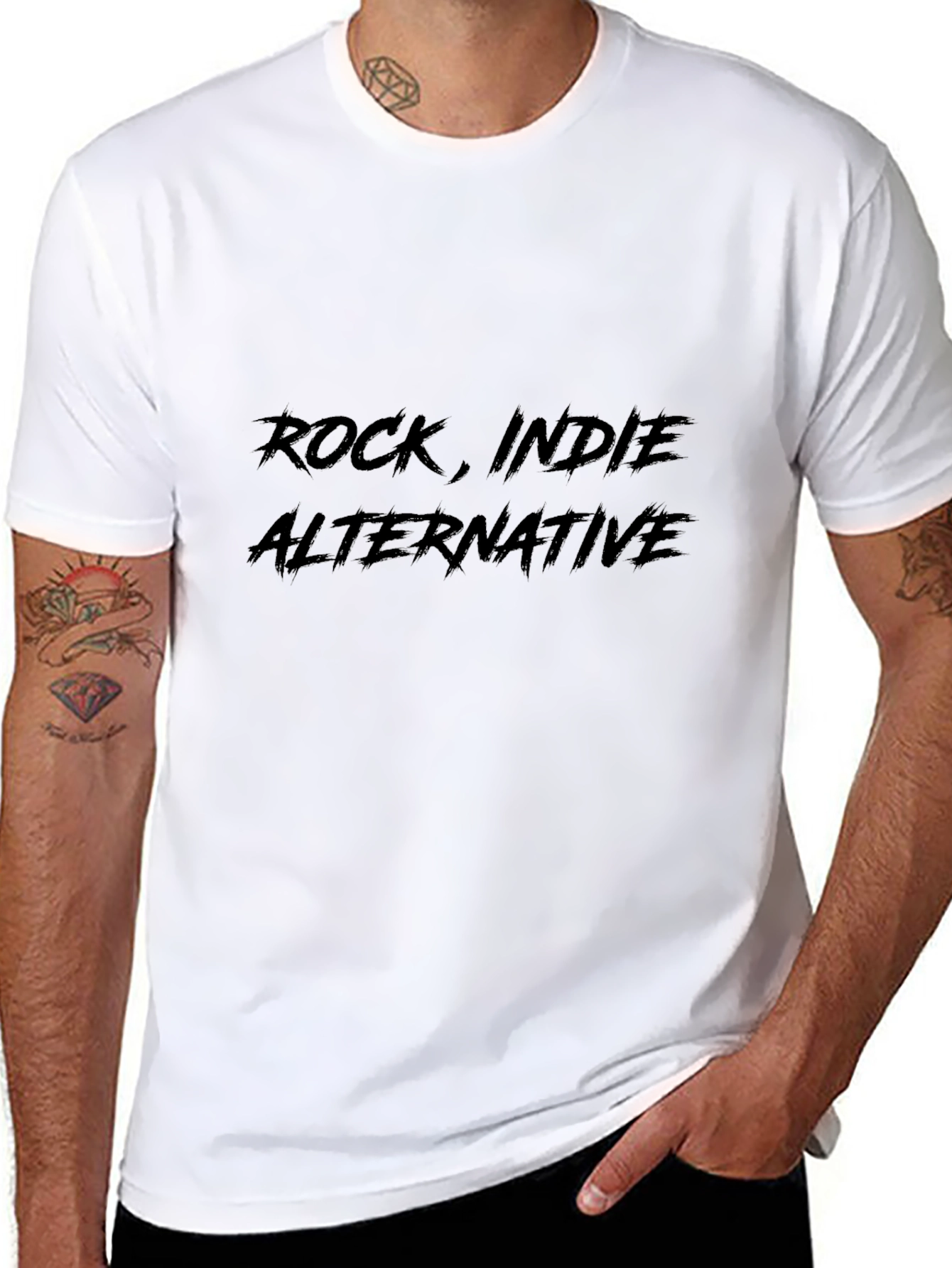 Rock Indie Alternative Black T-Shirt