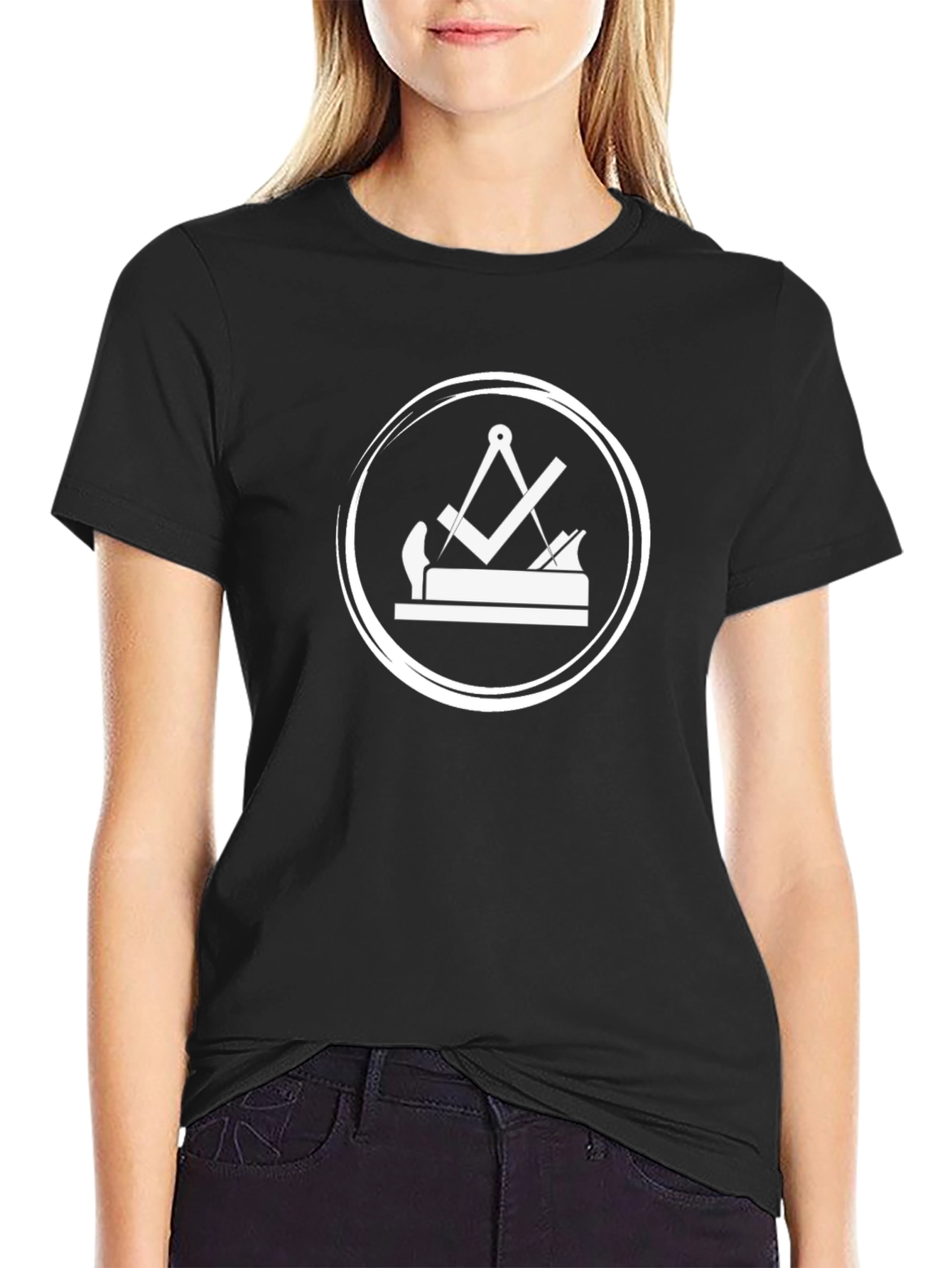 Freemason Woodworking T-Shirt - Black