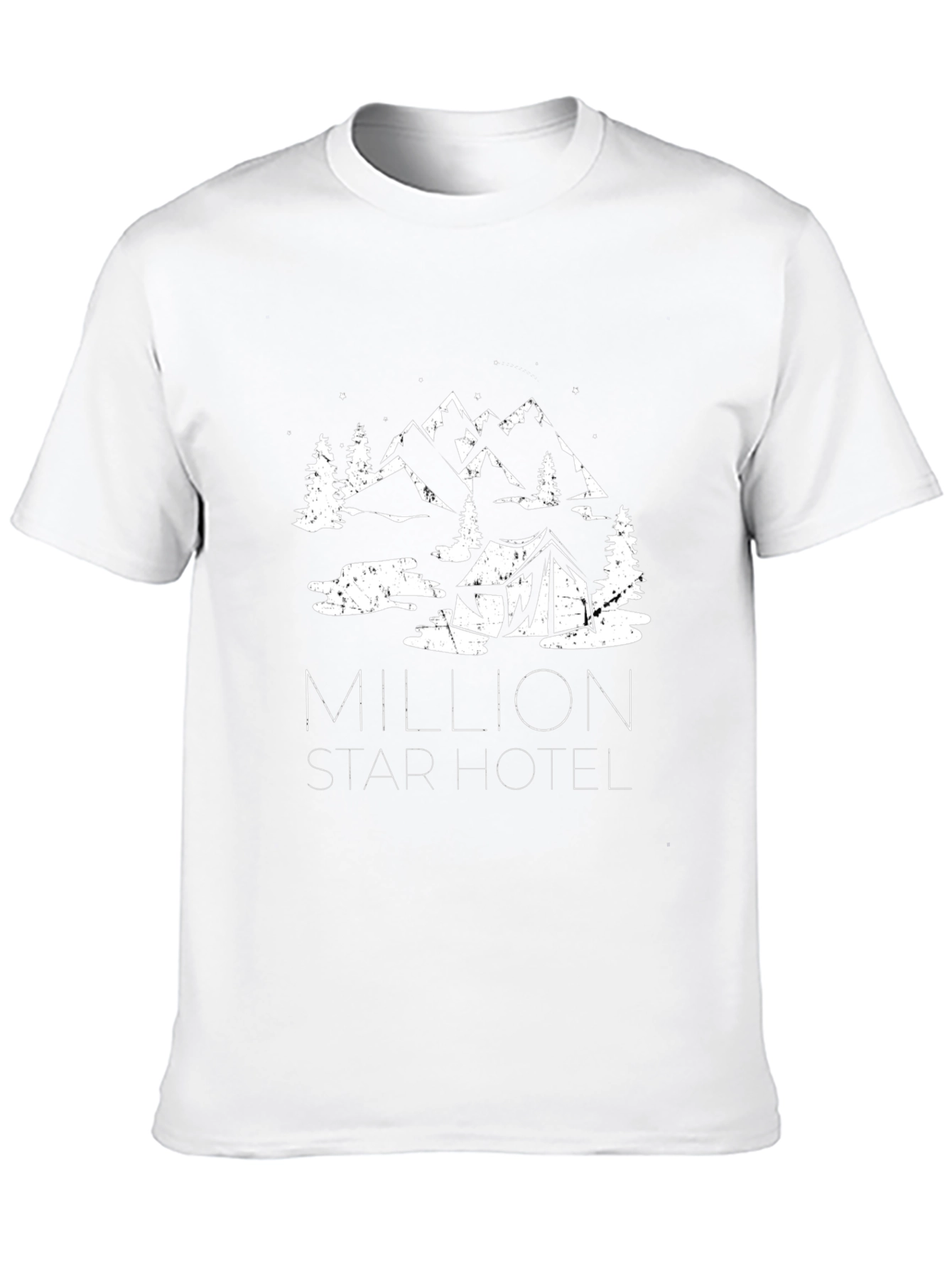Million Star Hotel Camping Graphic Tee