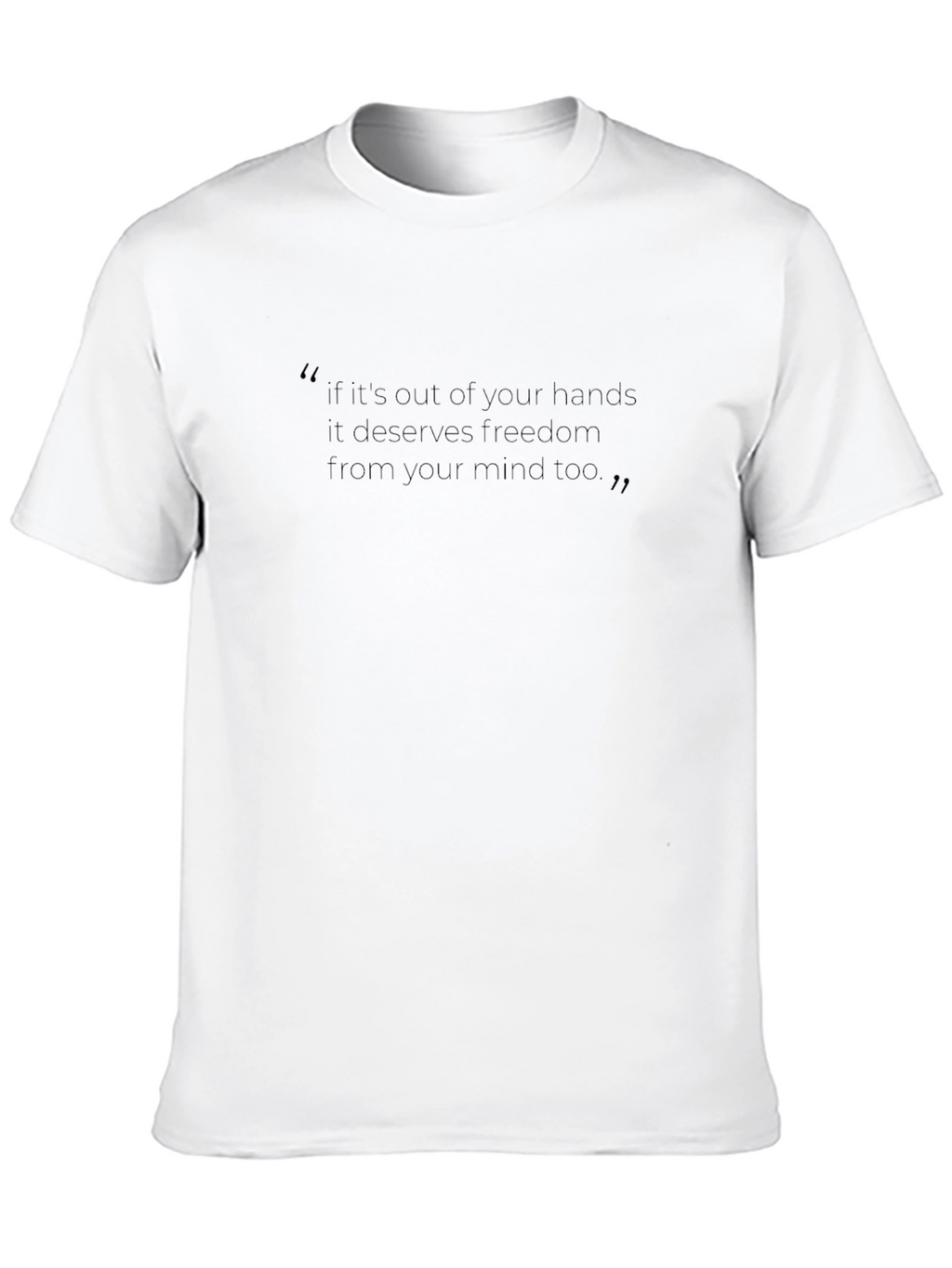 Inspirational Quote Black T-Shirt