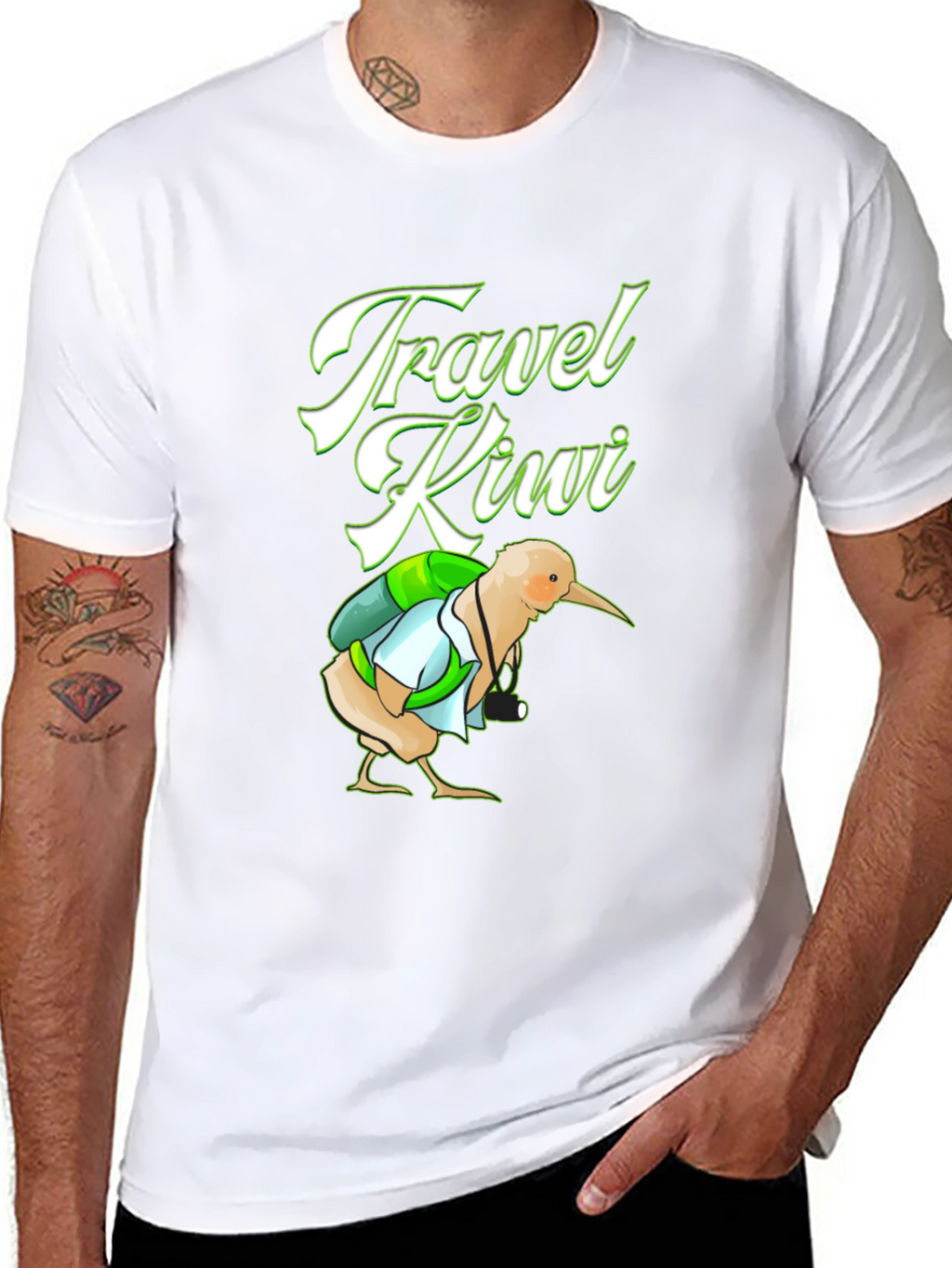 Travel Kiwi Graphic Tee - Adventure Awaits!