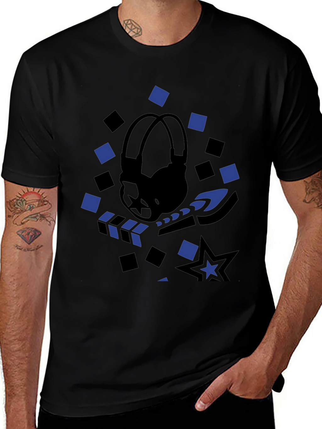 Cool Graphic Tee: Music Lover Style