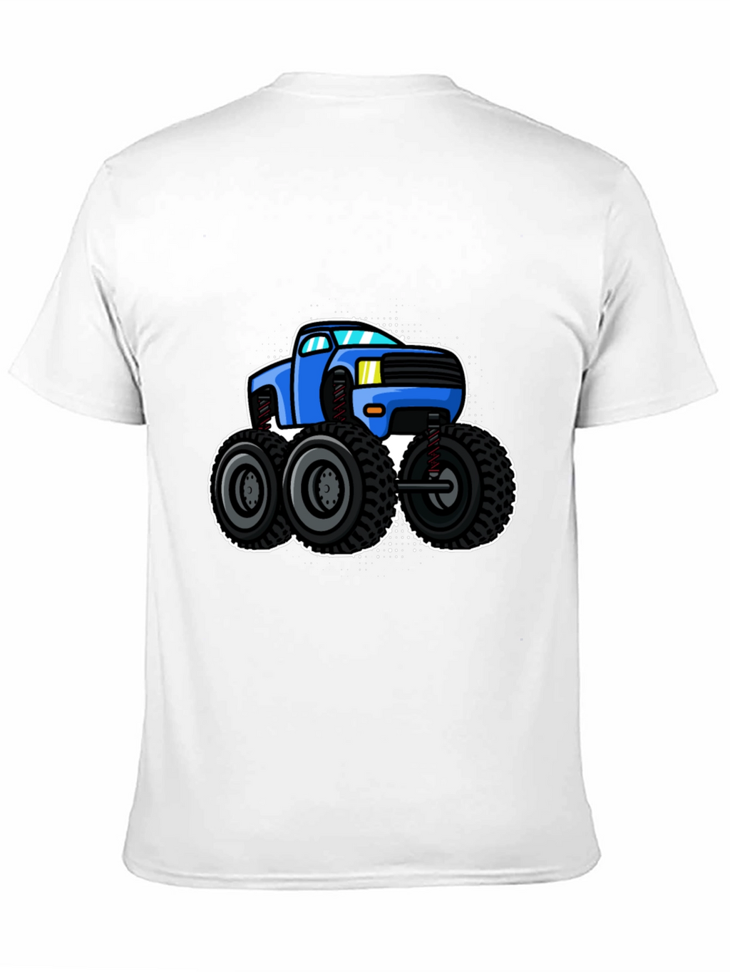 Monster Truck Graphic Tee - Black Cotton Shirt