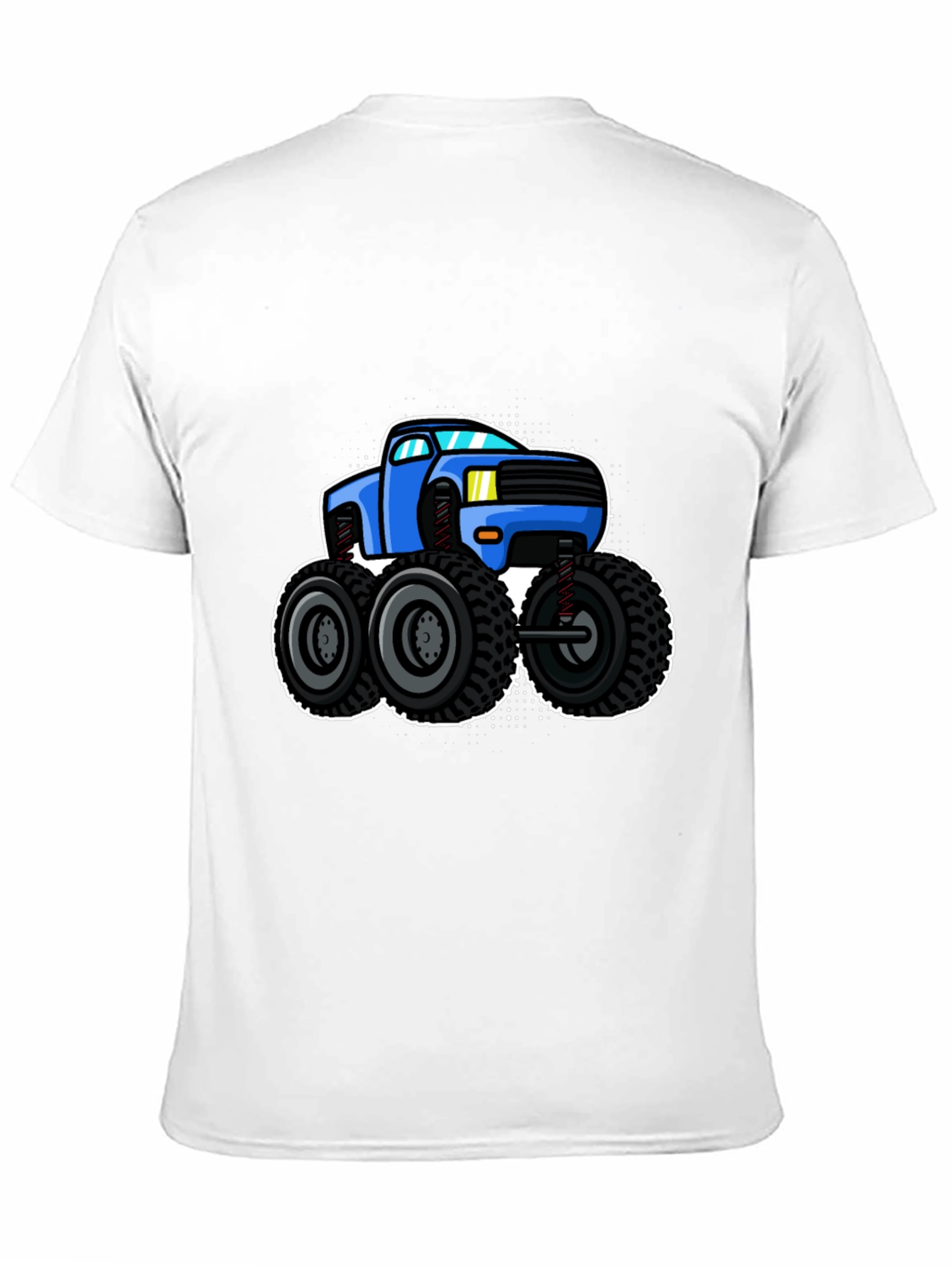 Monster Truck Graphic Tee - Black Cotton Shirt