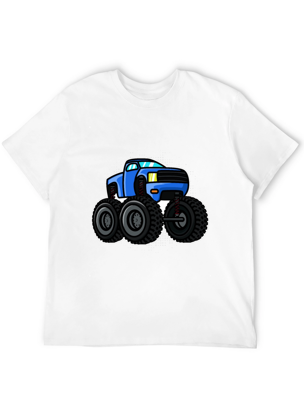 Monster Truck Graphic Tee - Black Cotton Shirt