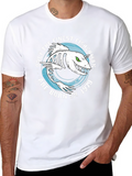 Finest Fisherman 1979 Black Graphic Tee