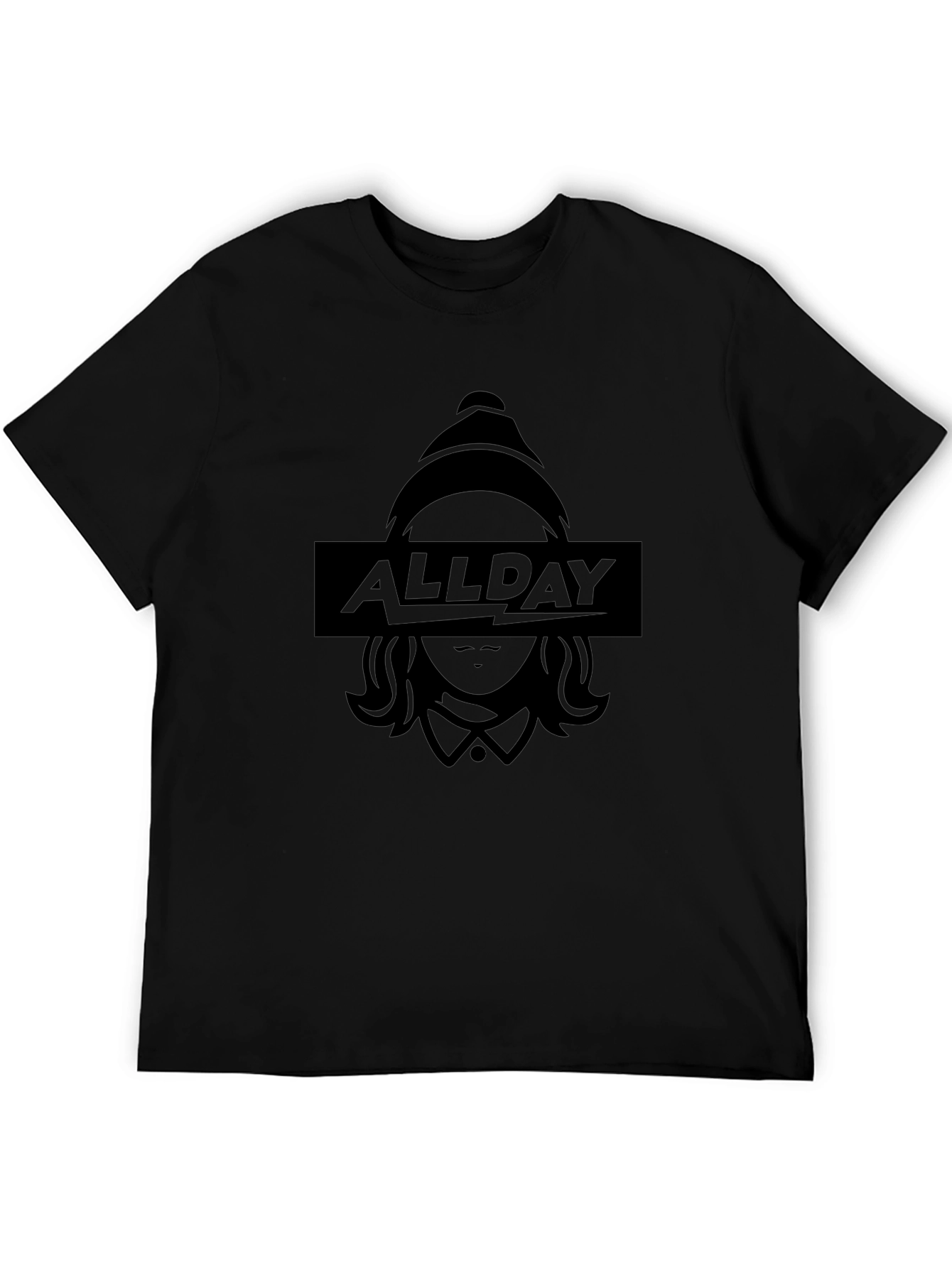 AllDay Graphic Print Black T-Shirt