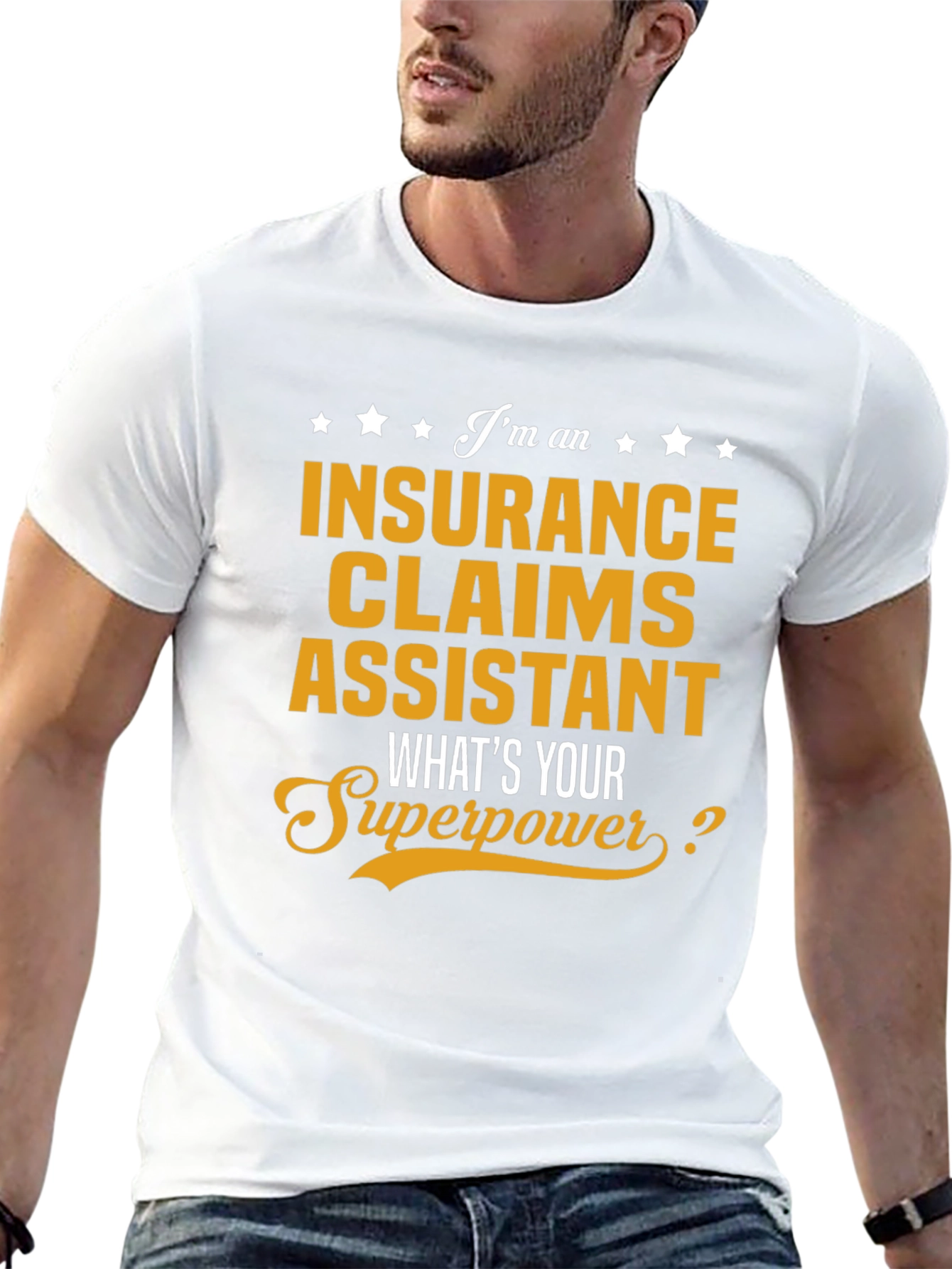 Insurance Claims Assistant Superpower T-Shirt