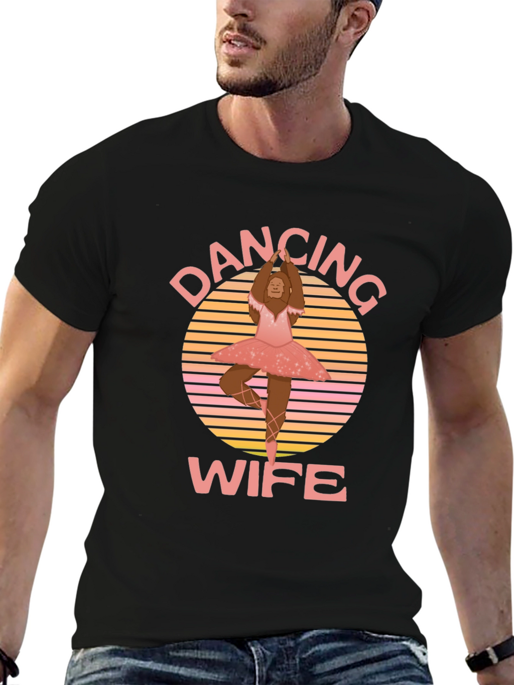Dancing Wife T-Shirt - Bigfoot Ballerina Tee