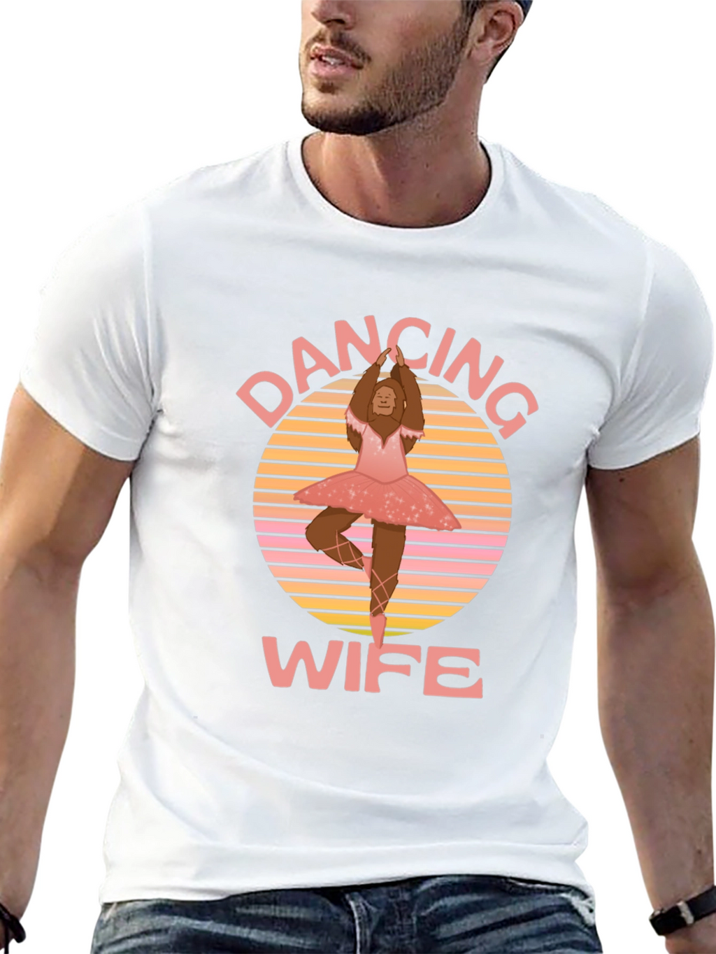 Dancing Wife T-Shirt - Bigfoot Ballerina Tee
