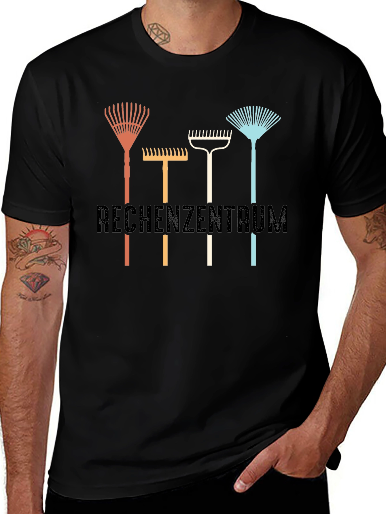 Rakes Graphic Tee - Rechenzentrum T-Shirt