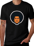 Afro Man Graphic Tee - Cool & Casual Style