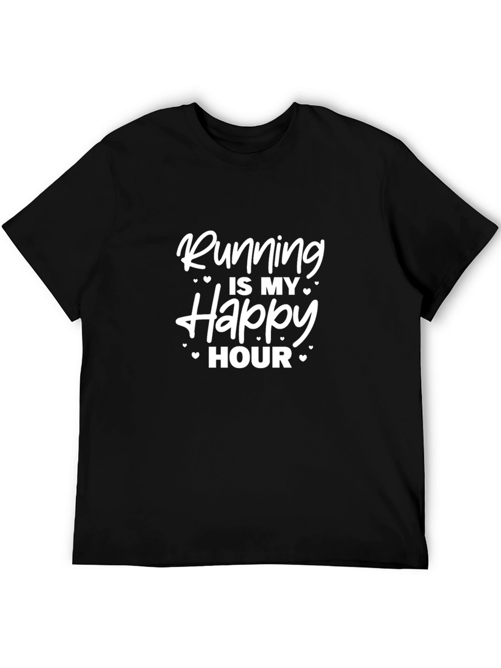 Running Is My Happy Hour Graphic Tee