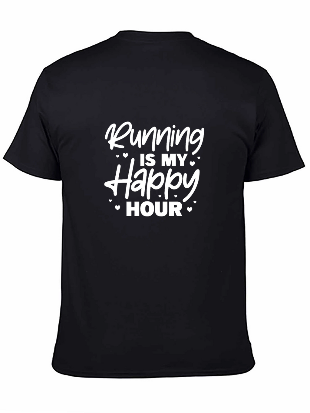 Running Is My Happy Hour Graphic Tee
