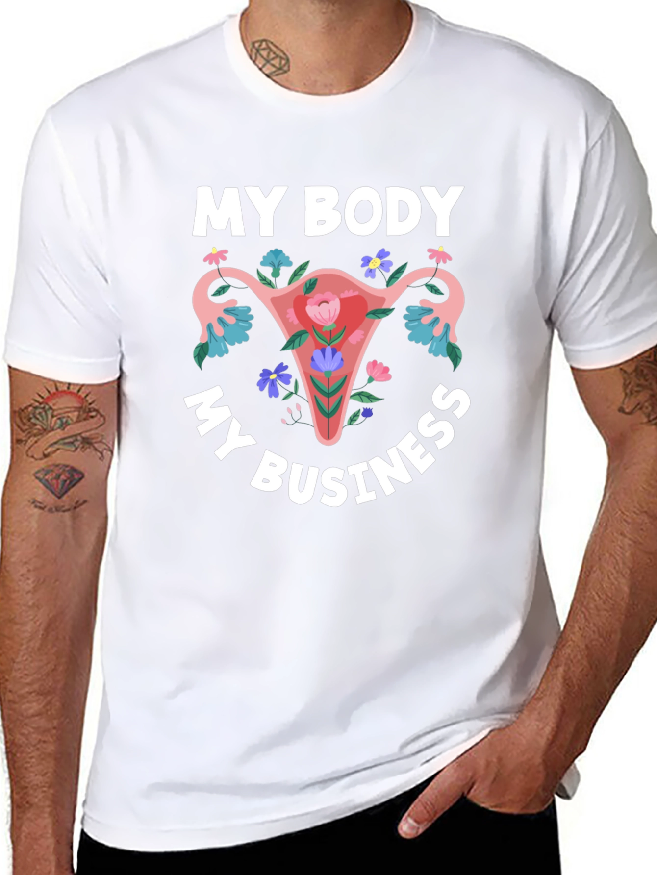 My Body My Business Graphic T-Shirt