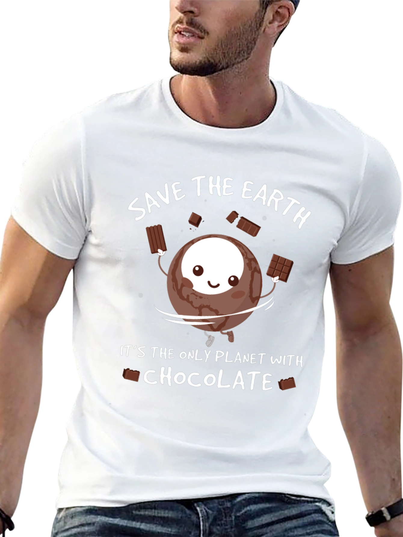Save the Earth Chocolate T-Shirt