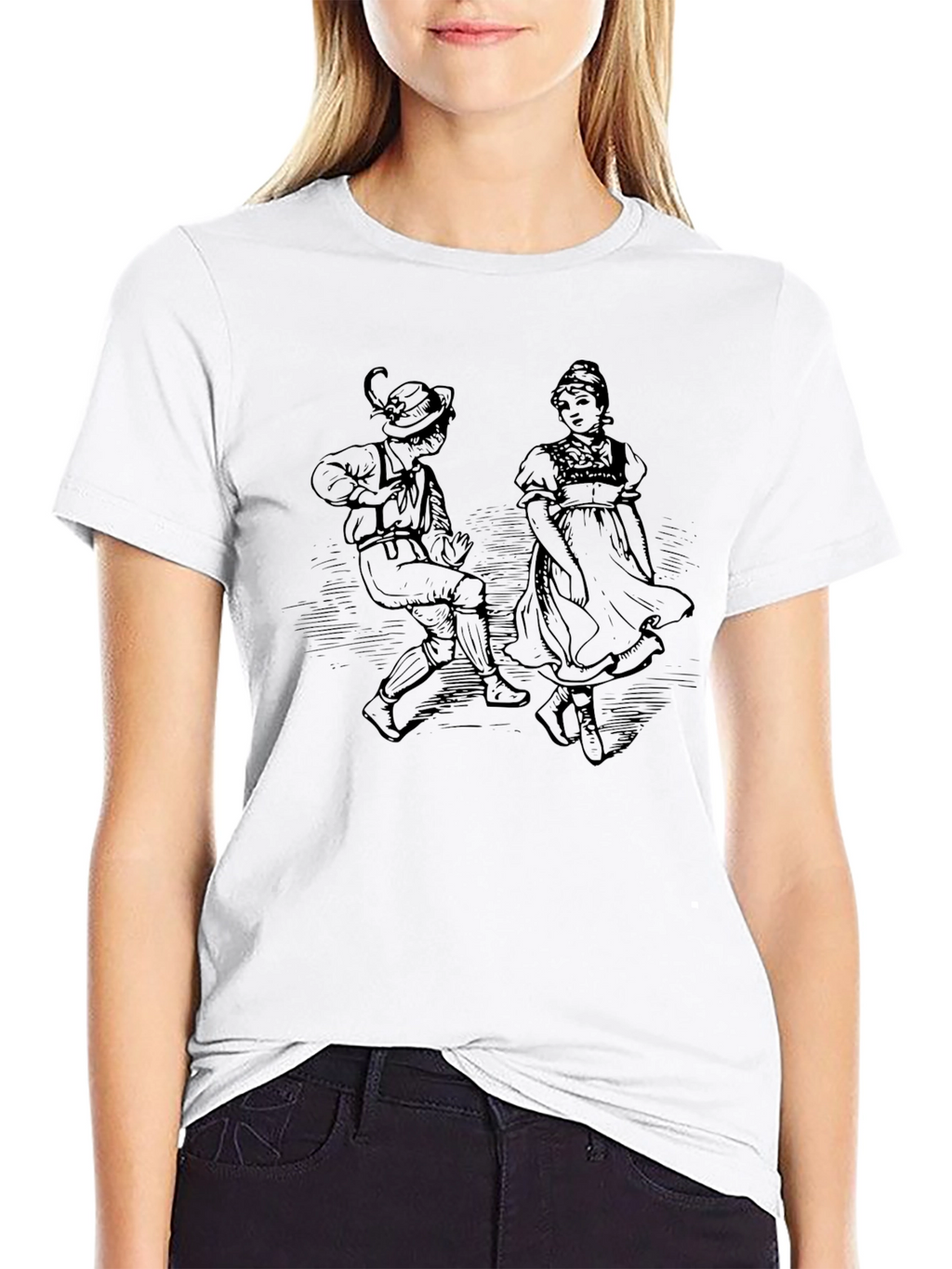 Folk Dance Graphic Tee - Unisex Soft Cotton Shirt