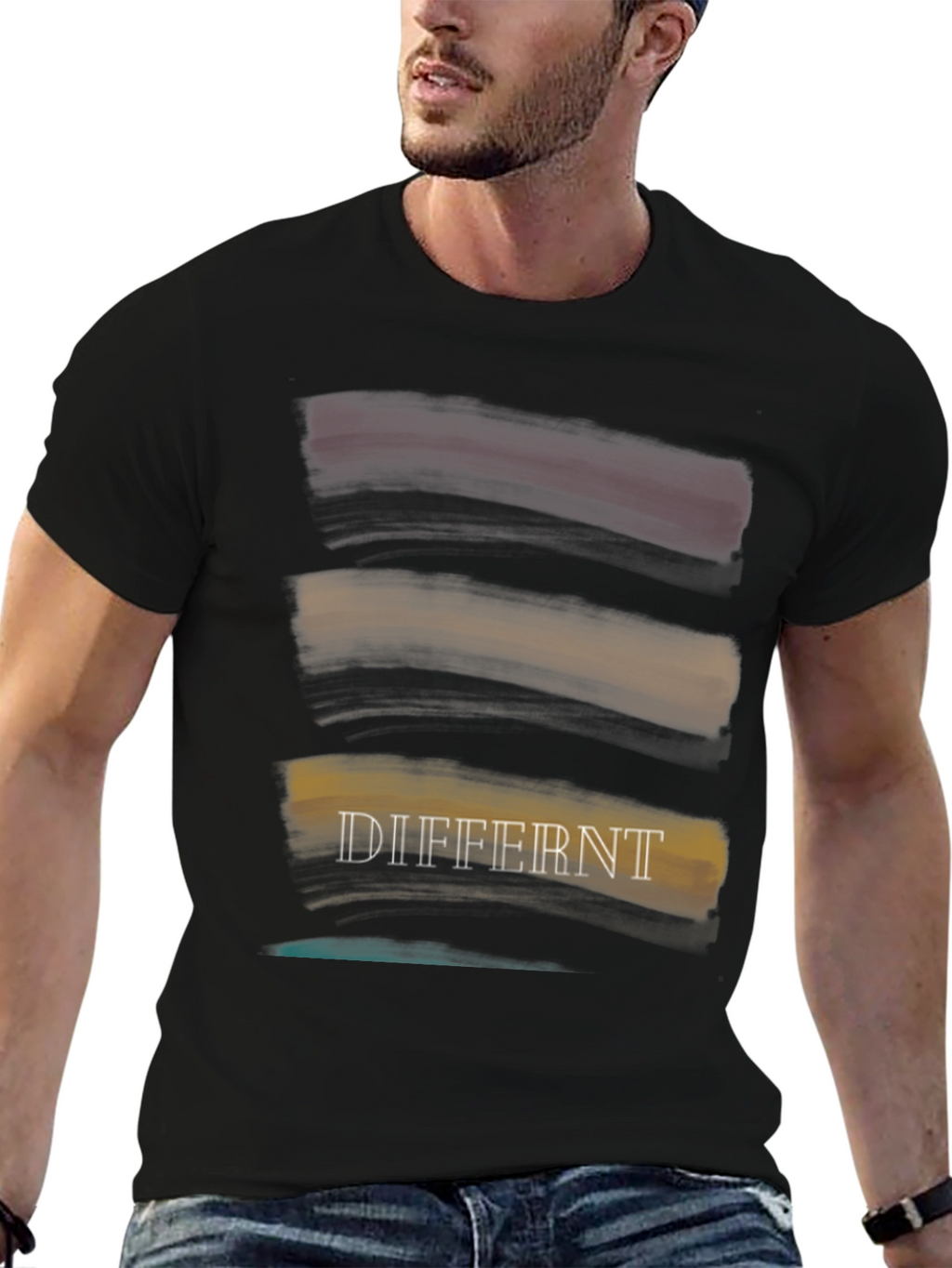 Unique Differnt Brushstroke Graphic T-Shirt