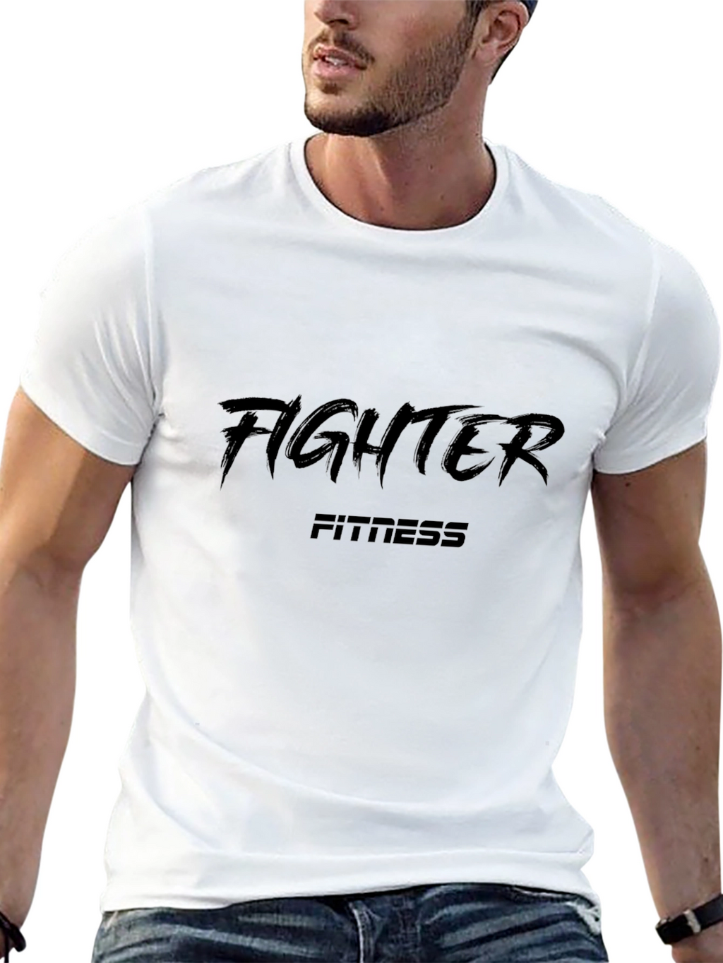 Fighter Fitness Black T-Shirt