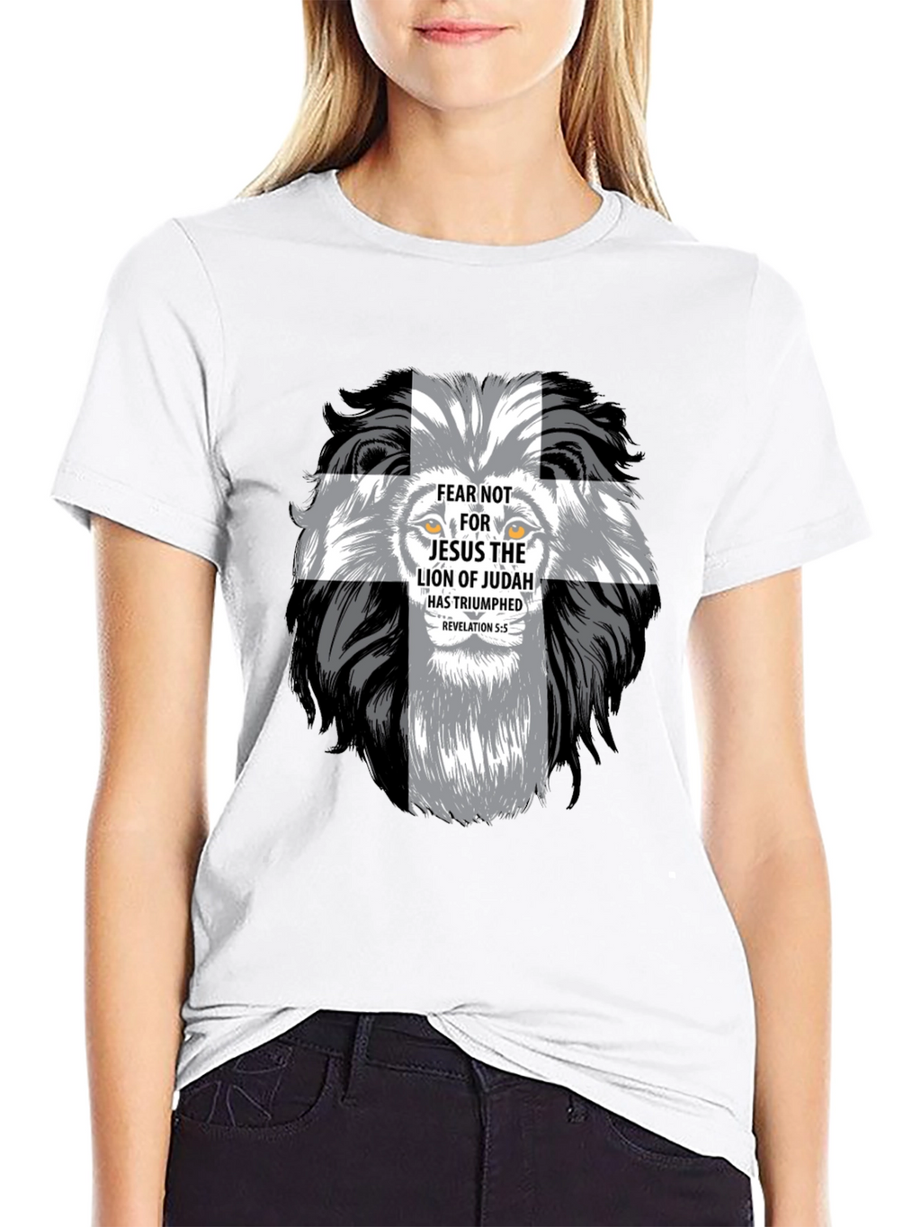 Lion of Judah Christian Graphic T-Shirt