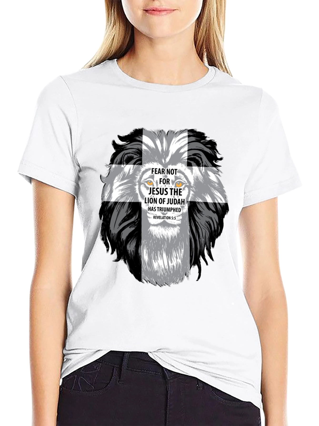 Lion of Judah Christian Graphic T-Shirt