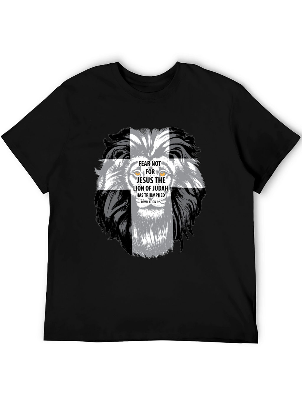 Lion of Judah Christian Graphic T-Shirt
