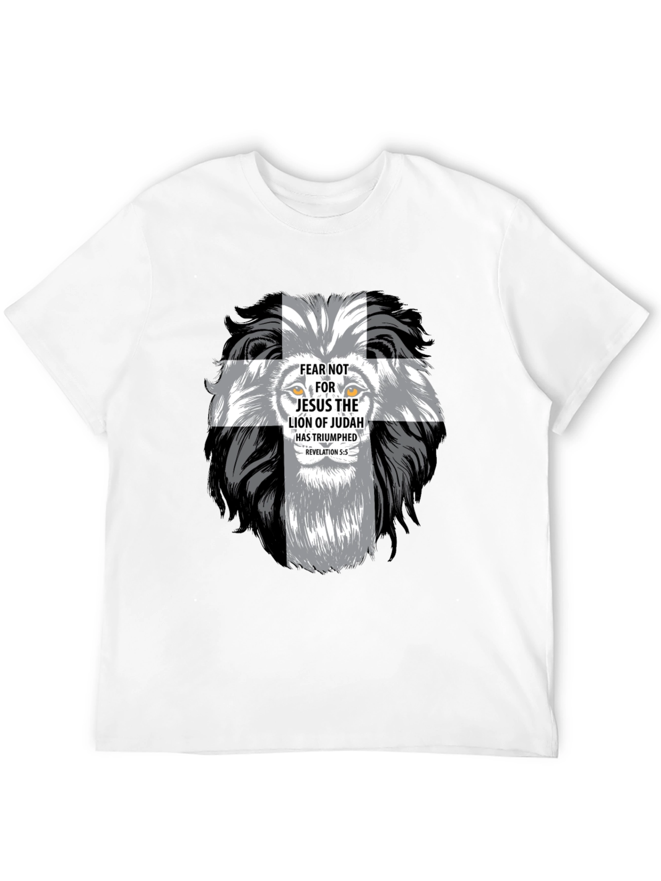 Lion of Judah Christian Graphic T-Shirt