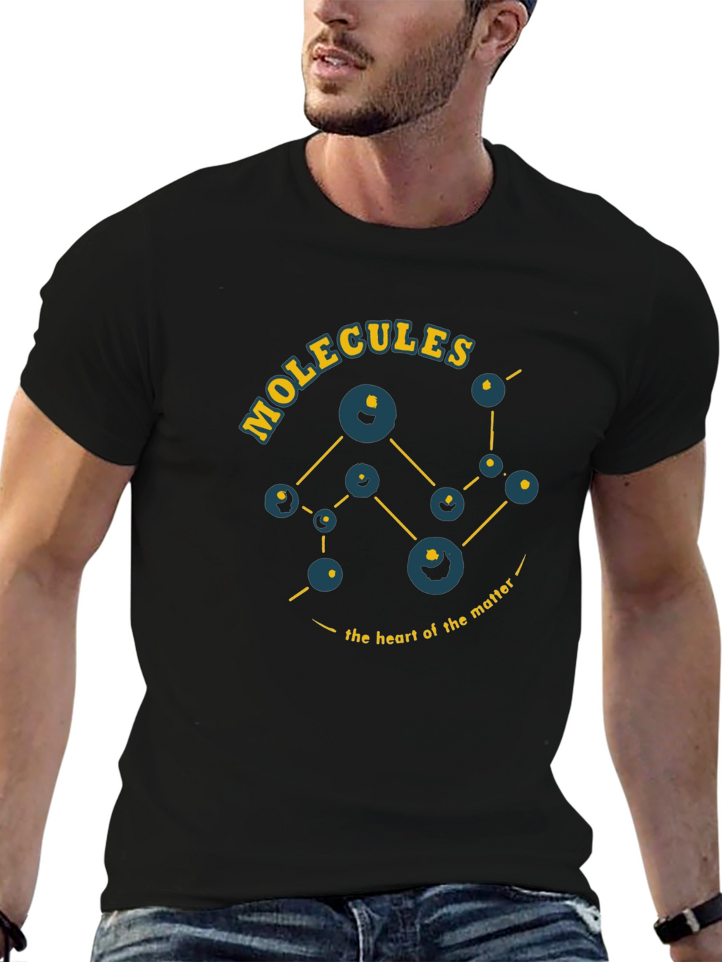 Molecules Graphic T-Shirt - Heart of the Matter