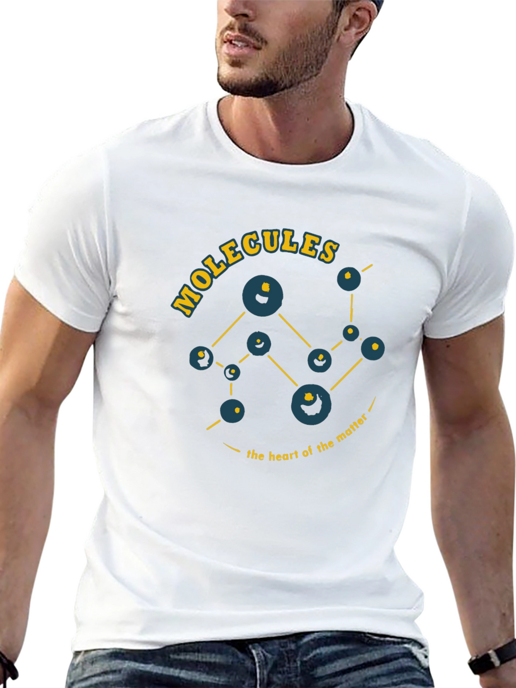 Molecules Graphic T-Shirt - Heart of the Matter