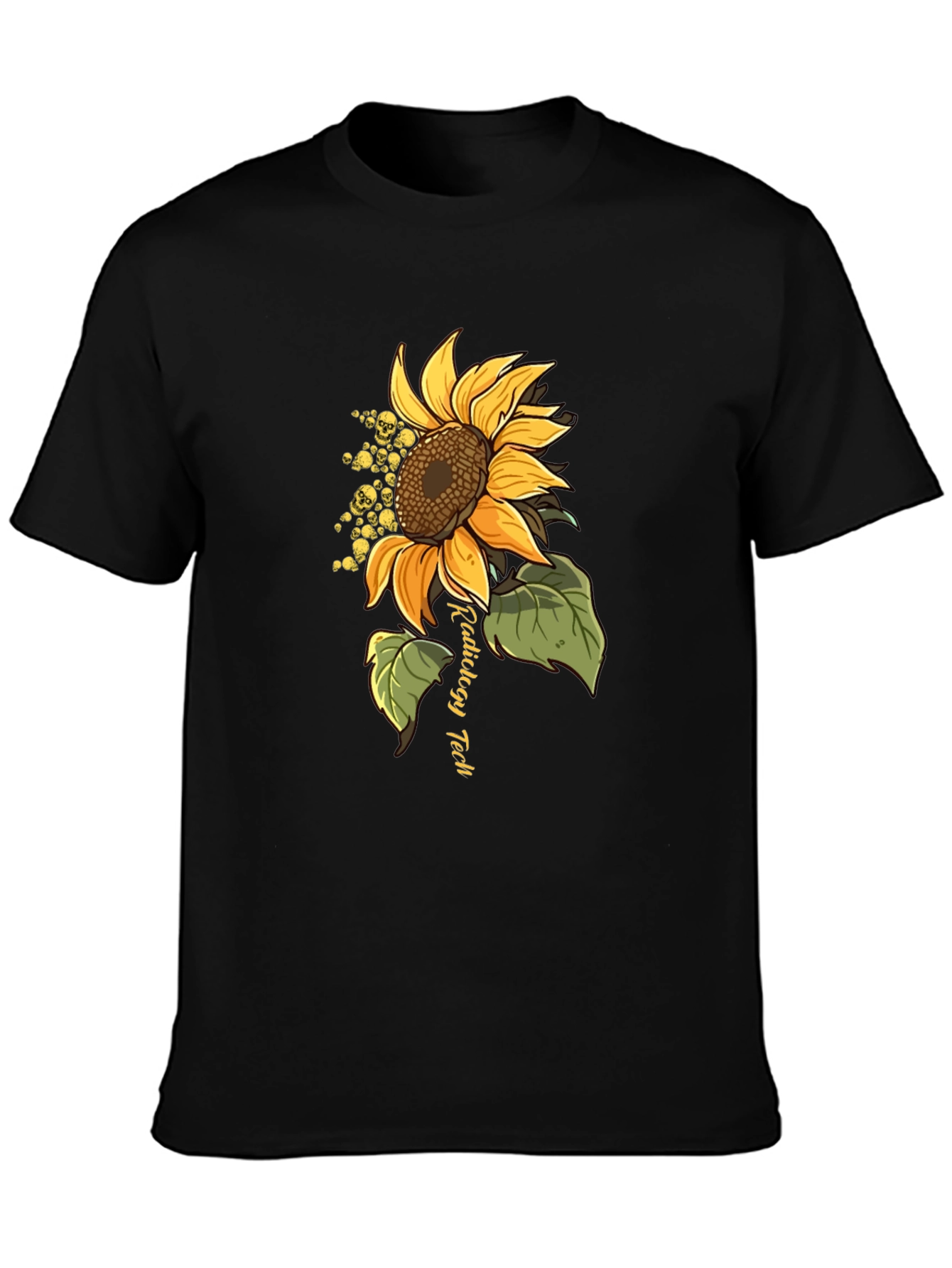 Radiology Tech Sunflower Graphic Tee
