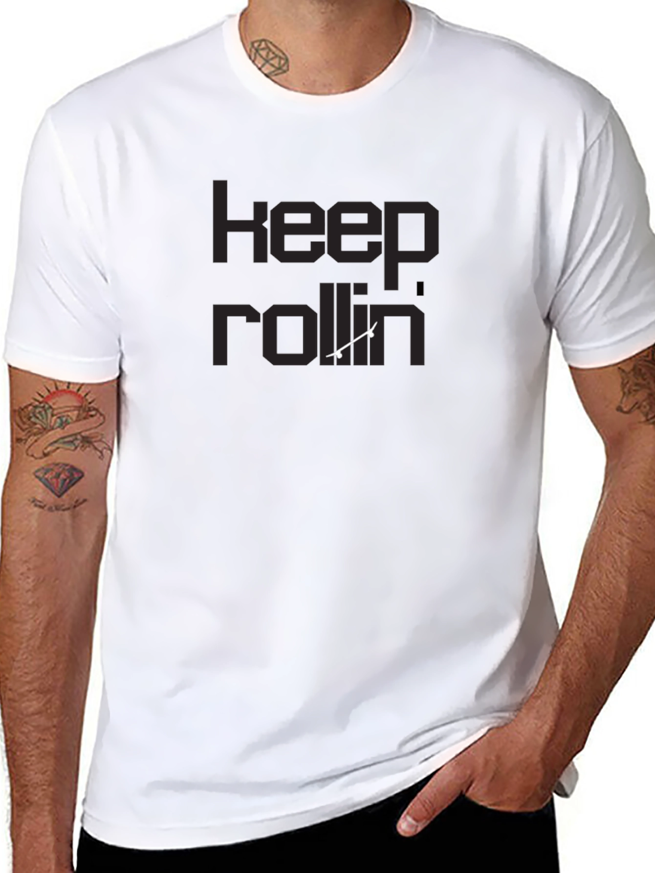 Keep Rollin Skateboard T-Shirt